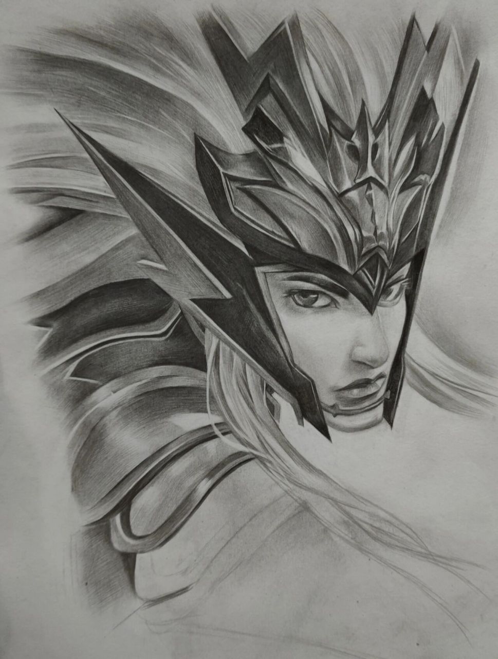 手绘马超/神威素描 吾家屡世公侯,岂识村野匹夫