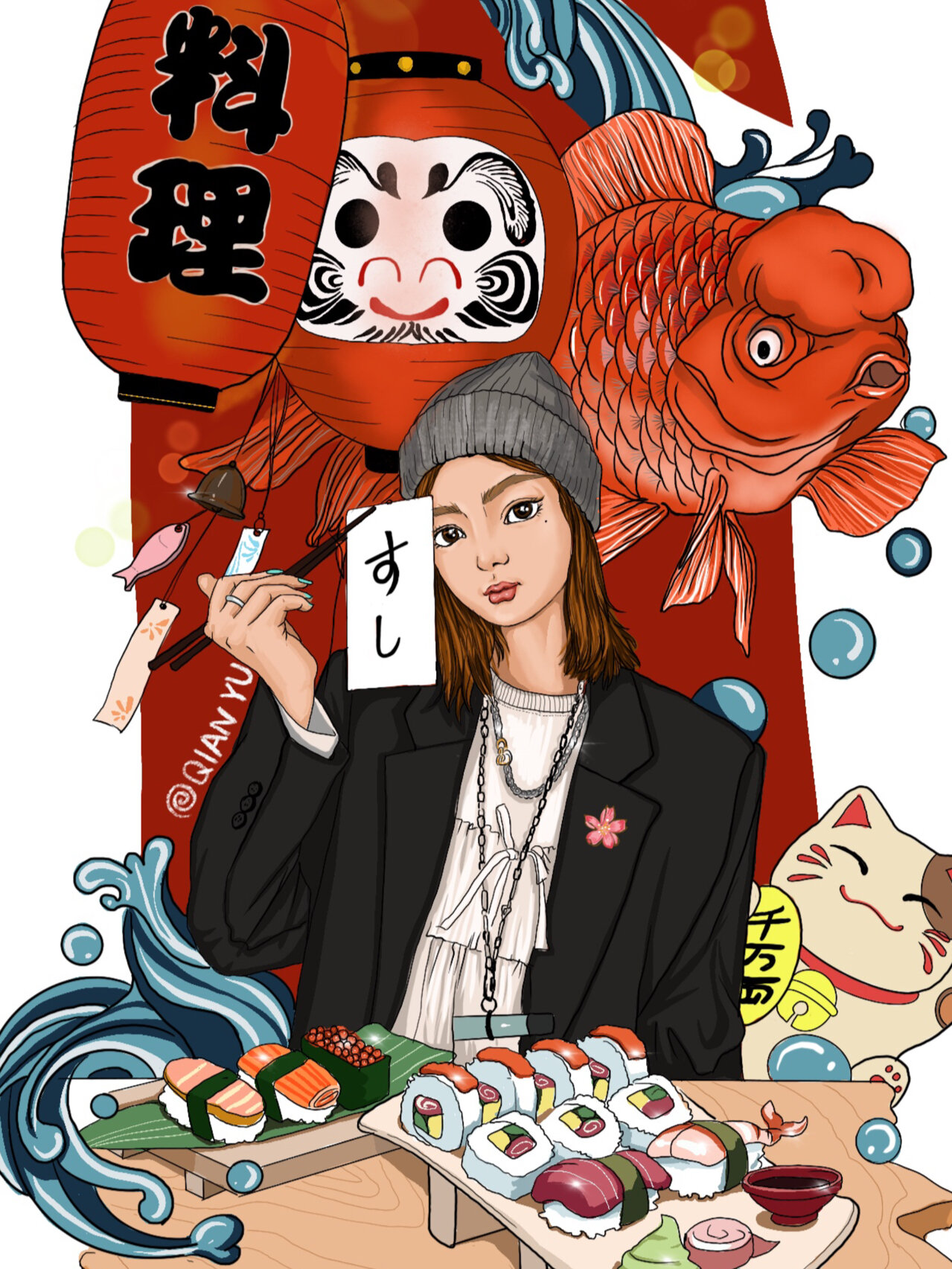 插画|美食地图系列