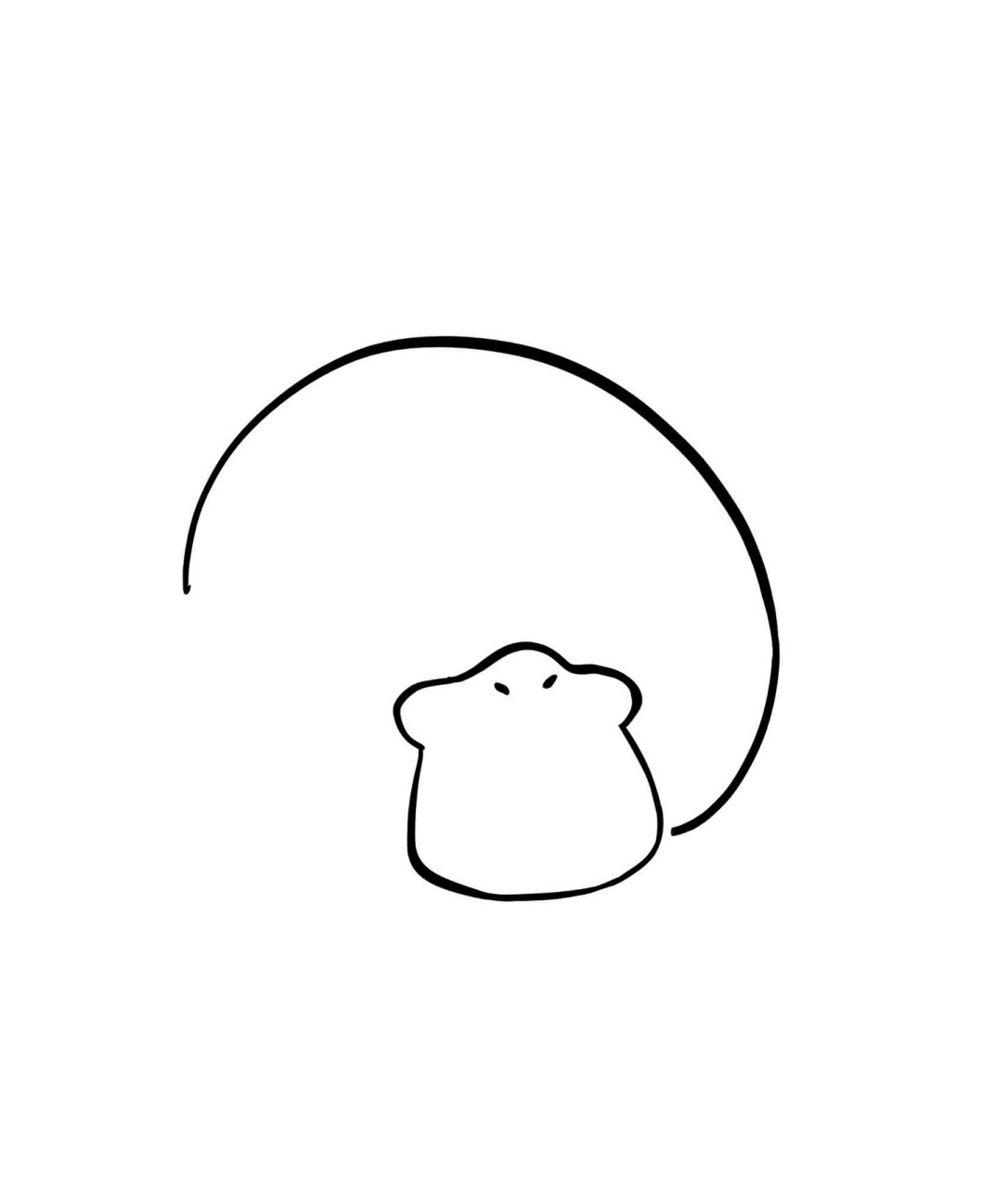 简笔画宝可梦系列可爱可达鸭绘制详细过程