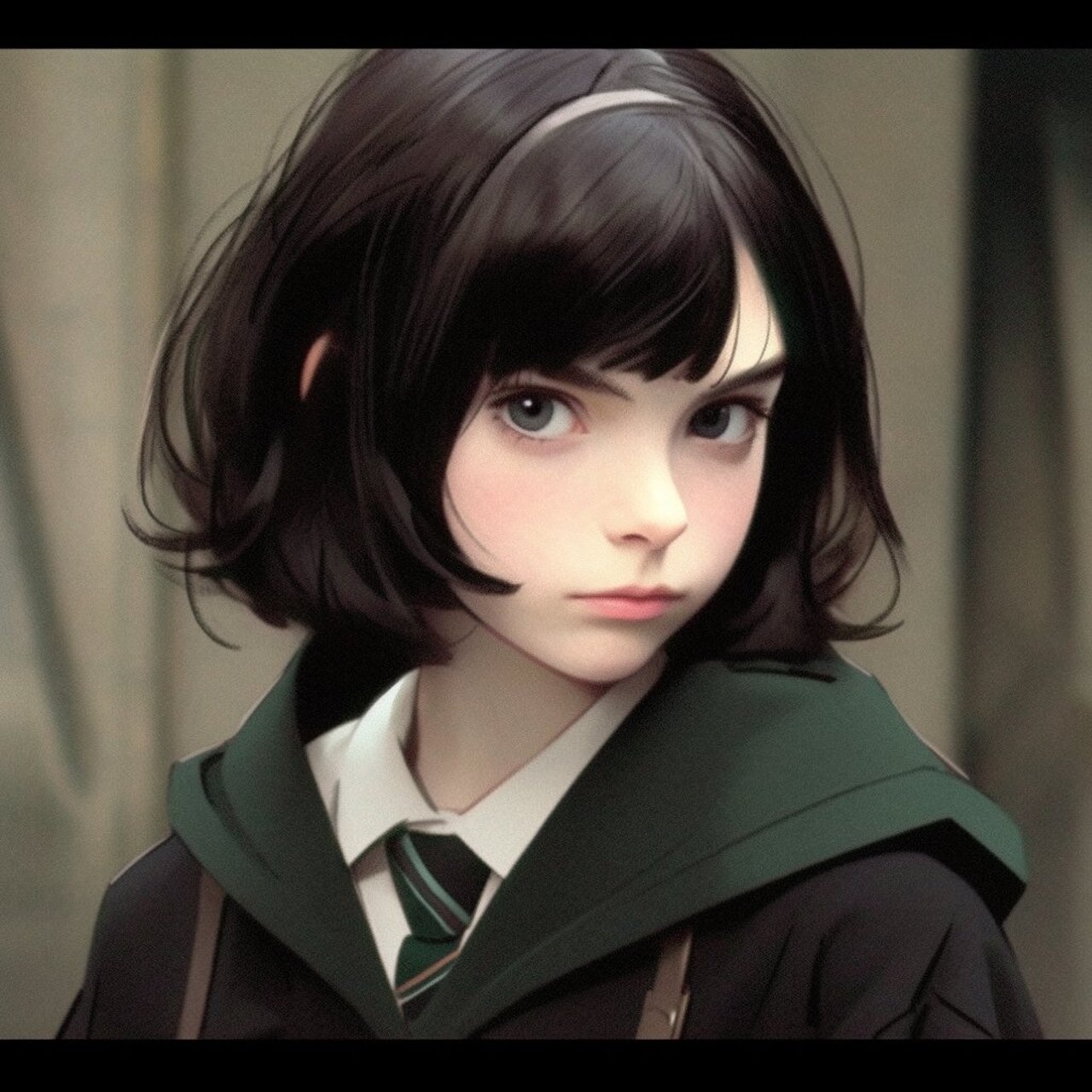 ai女生头像|野心斯莱特林-潘西|哈利波特④ 蛇院的野心家们!