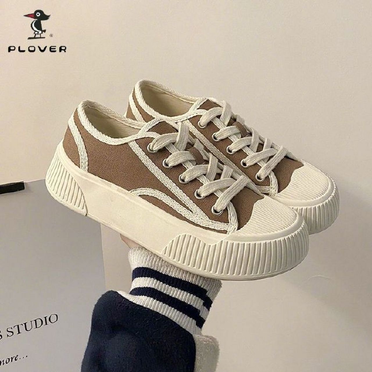 plover 啄木鸟帆布鞋27.