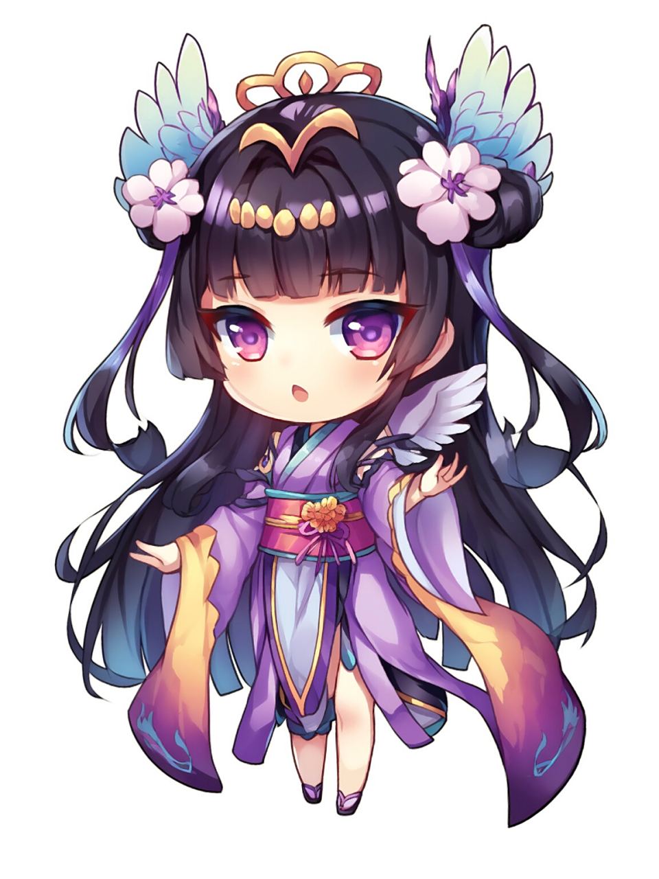 q版二次元王者荣耀貂蝉夏仲夜之梦  夏日滤镜