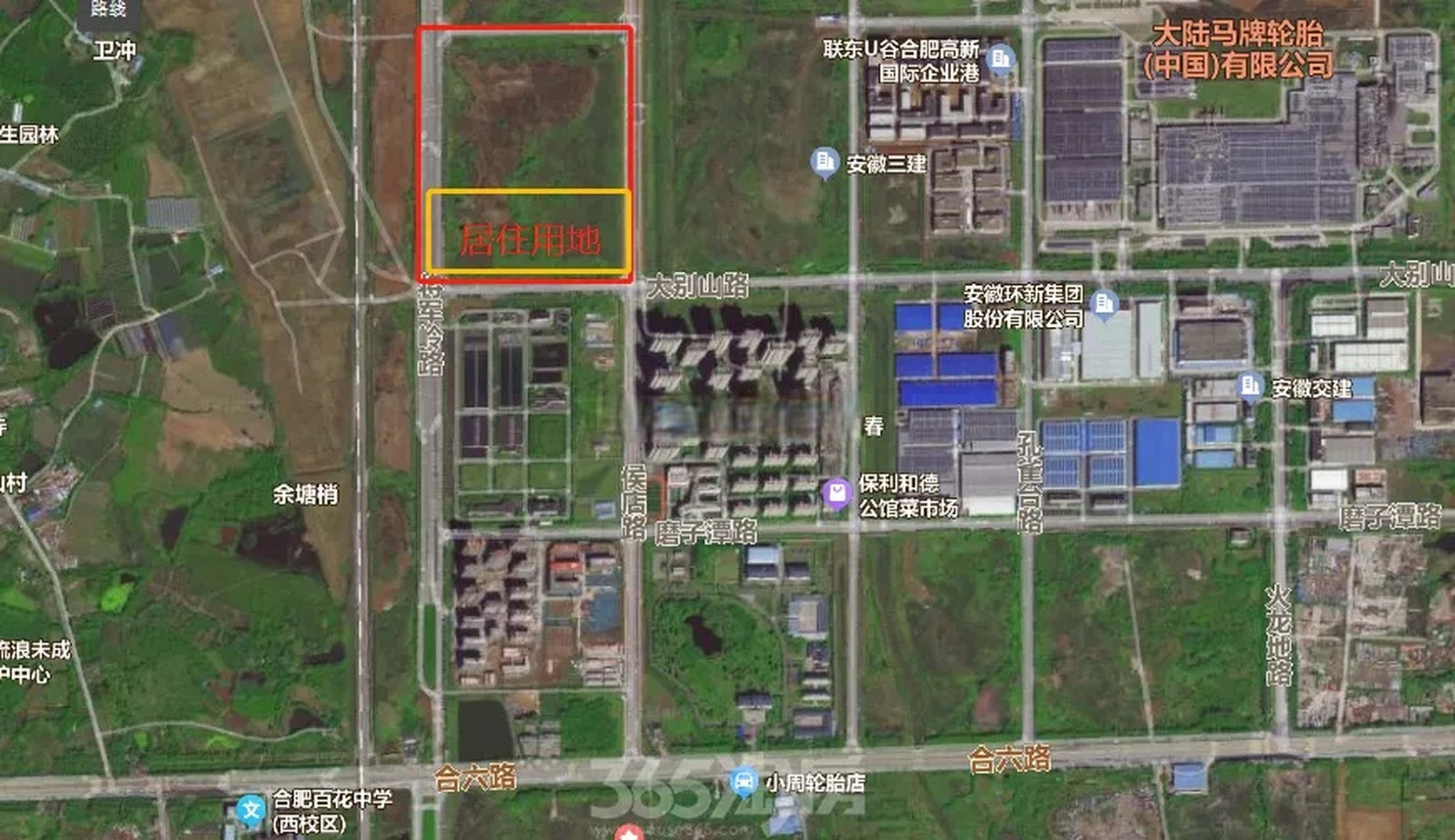 近日,合肥市自然资源与规划局网站公示了高新区大别山路与将军岭路