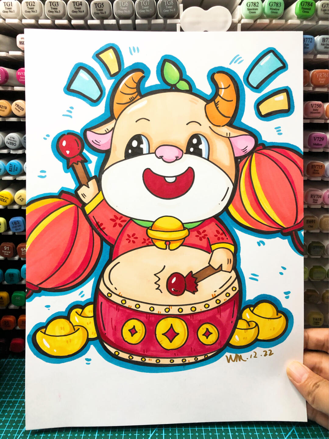 原创牛年•儿童画