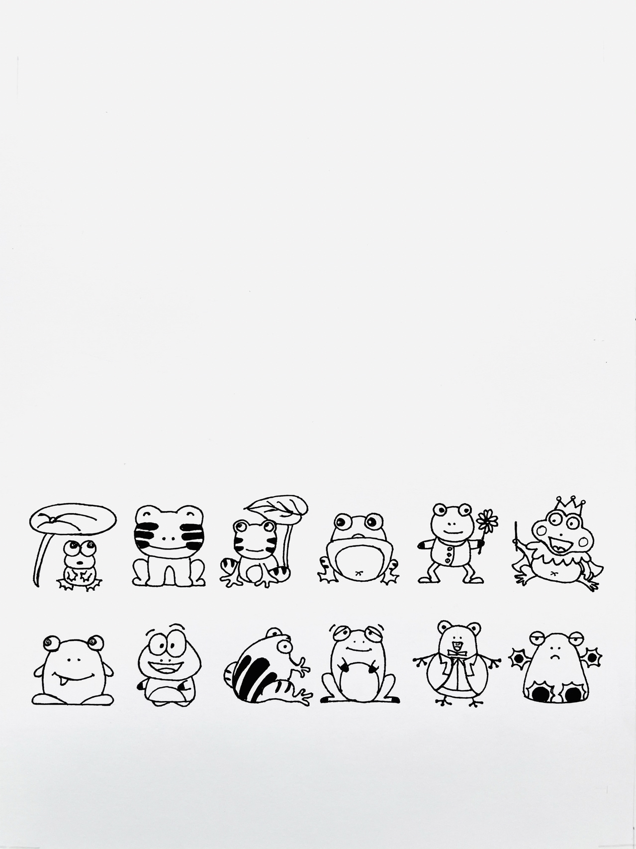 【简笔画】青蛙🐸