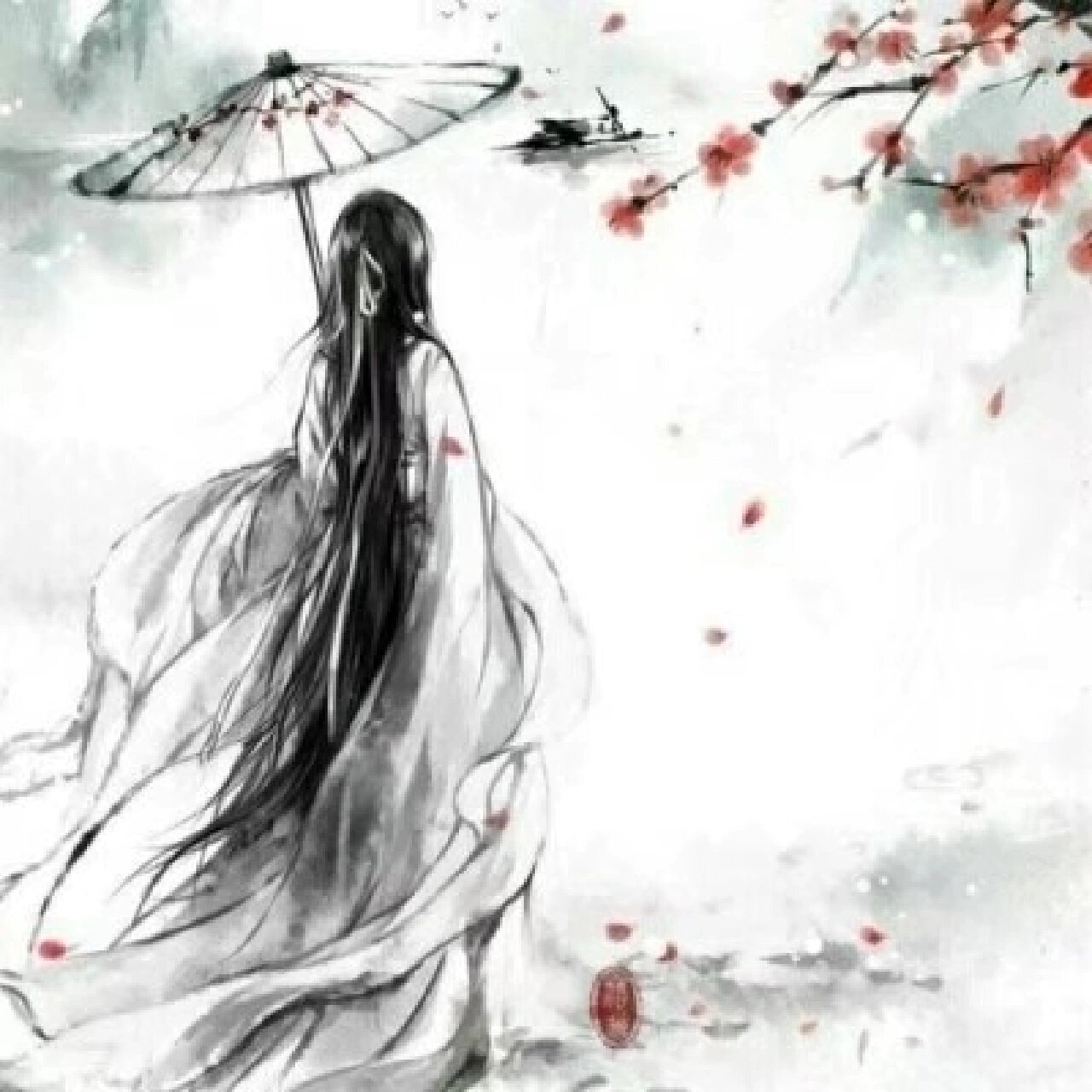 古风情头(三) 红白背影