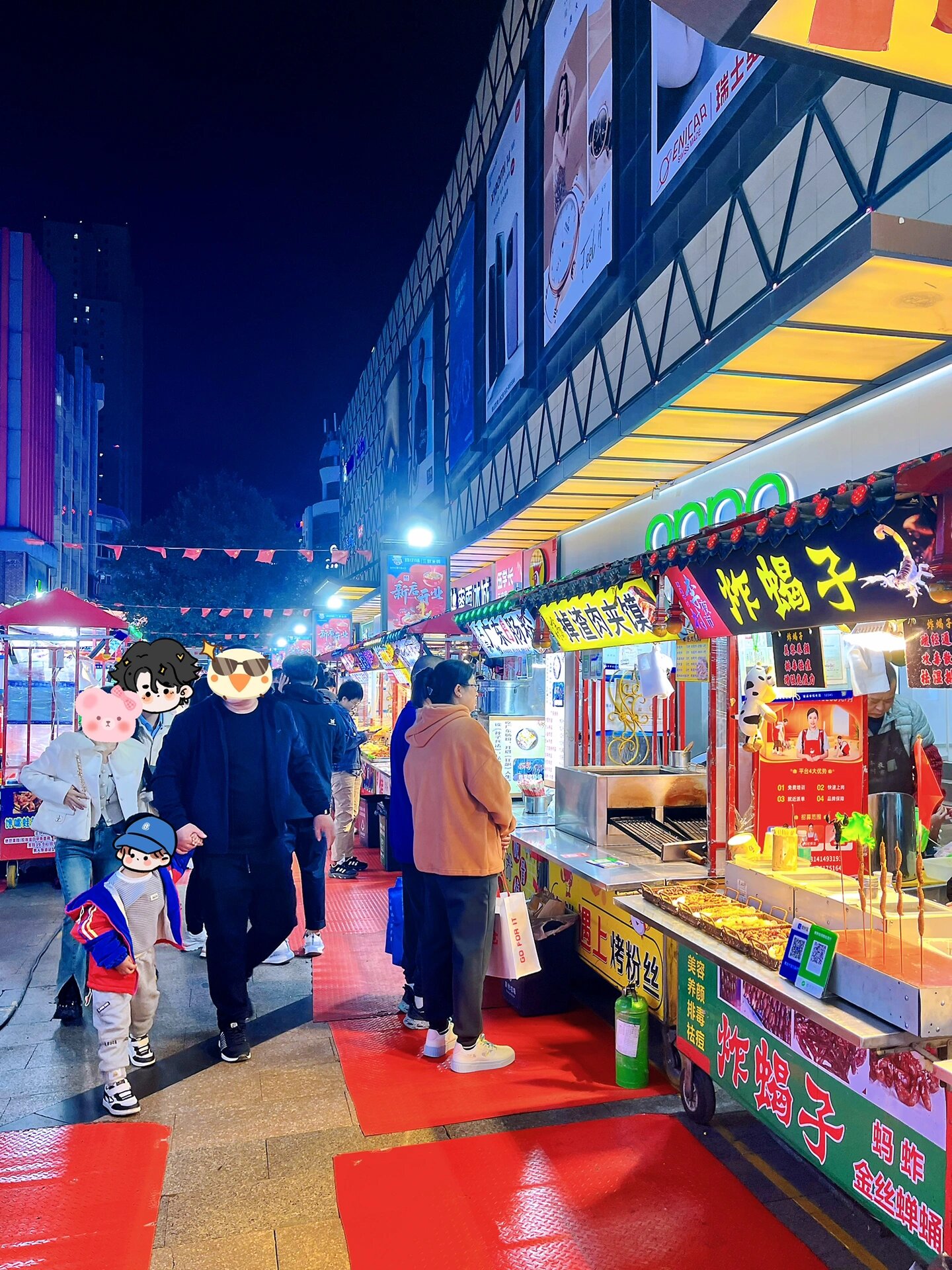 李村夜市攻略98逛吃3条街详细路线~人间烟火