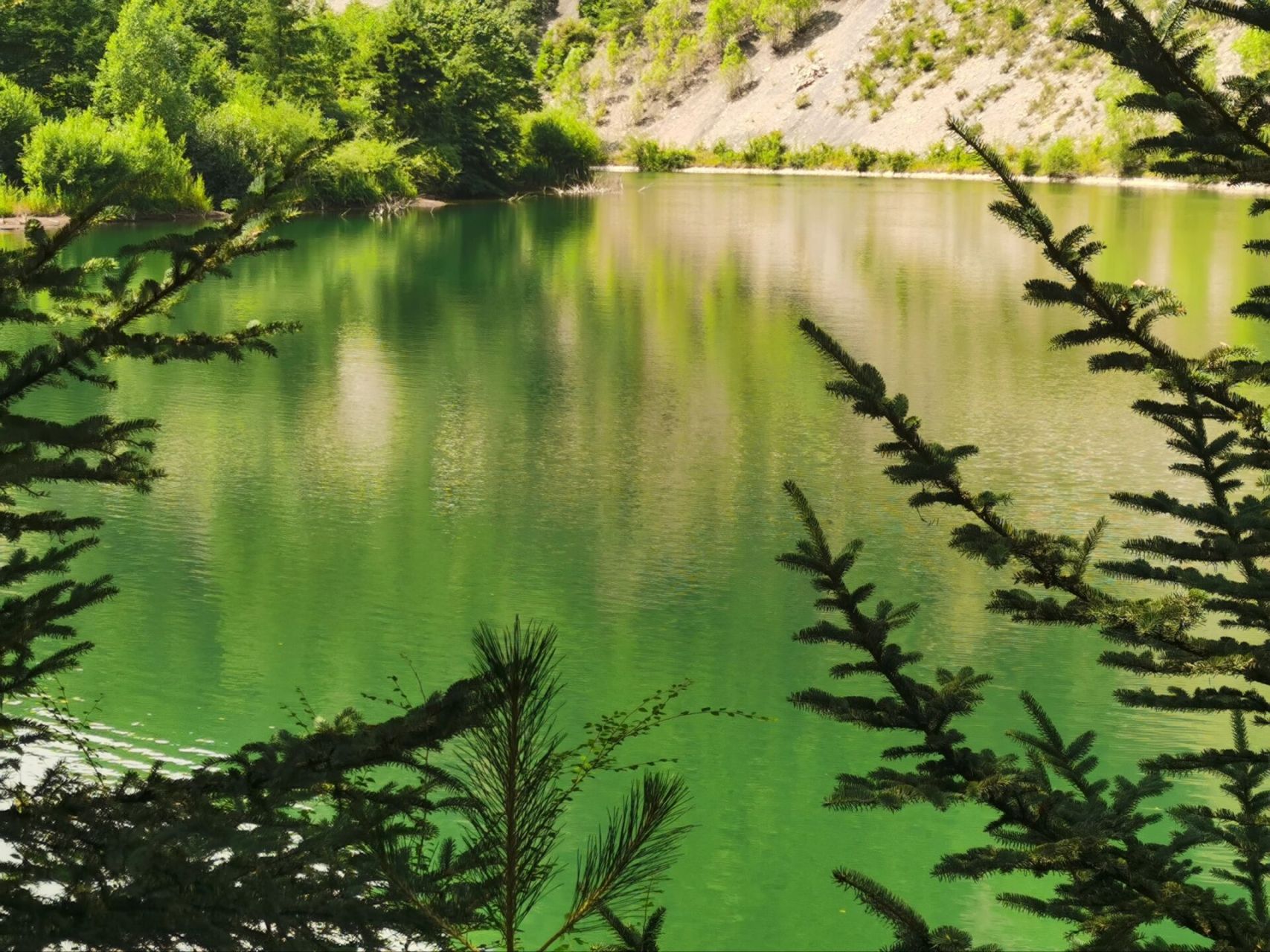 老龙潭俗称"泾河脑",又称黄土高原上的"天然水塔",位于宁夏回族自治区