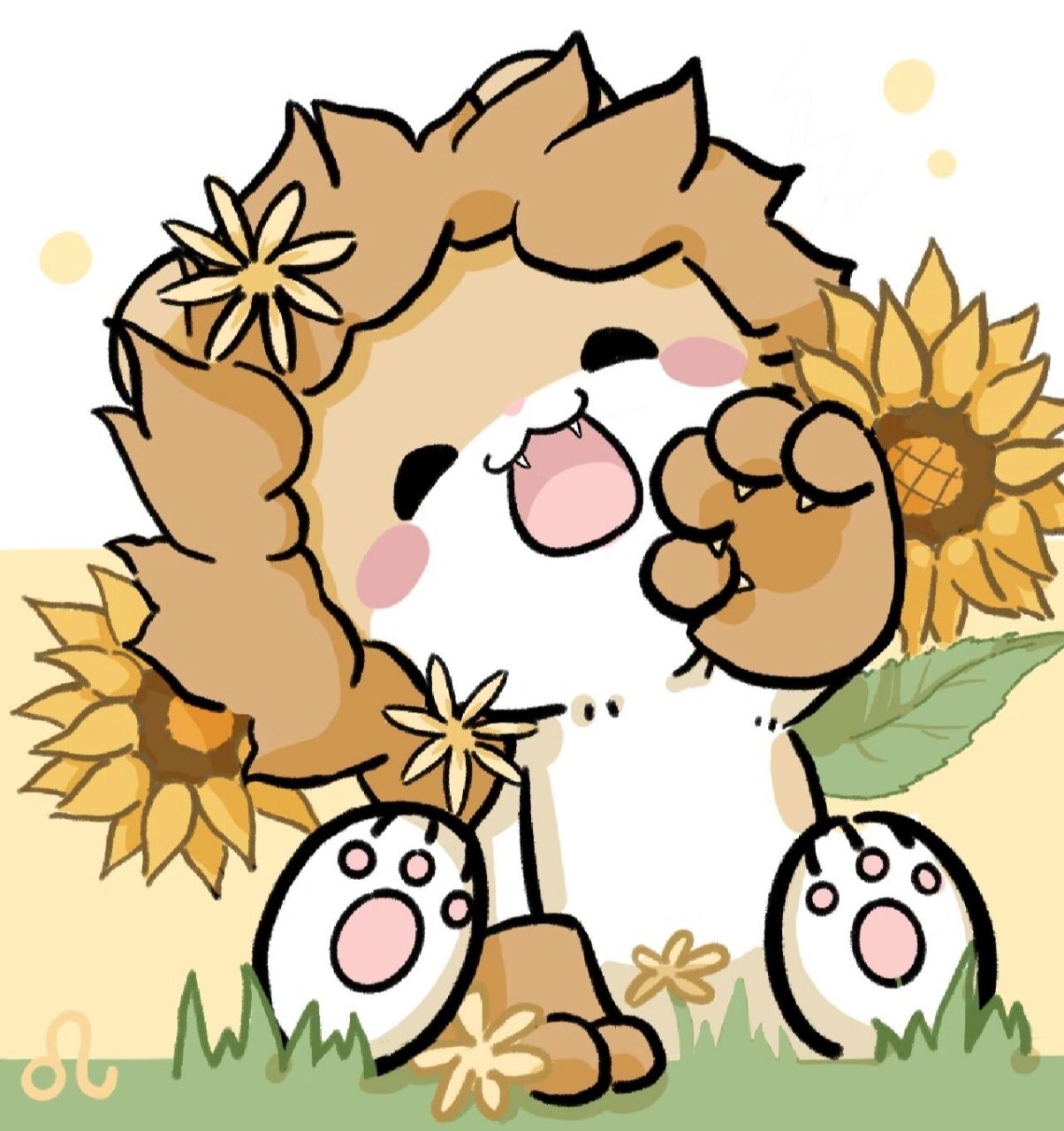 原创十二星座头像 |  狮子座78 78猫狗情头十二星座系列 96每日