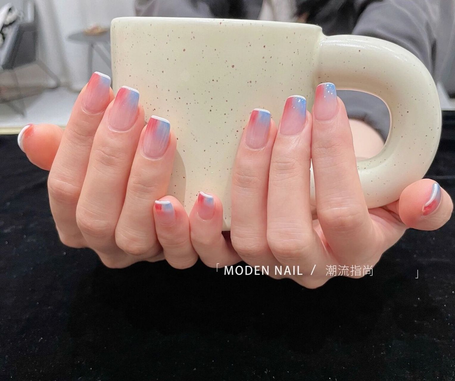 7515肖战光点美甲|自古粉蓝出cp96 肖战光点封面找到了灵感78