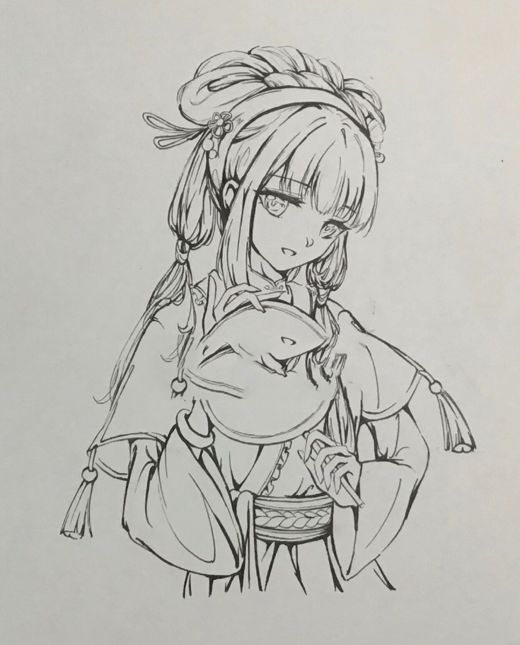 今天临摹林黛玉～ 感谢粉丝. villson 投稿 祝大家元旦快乐!