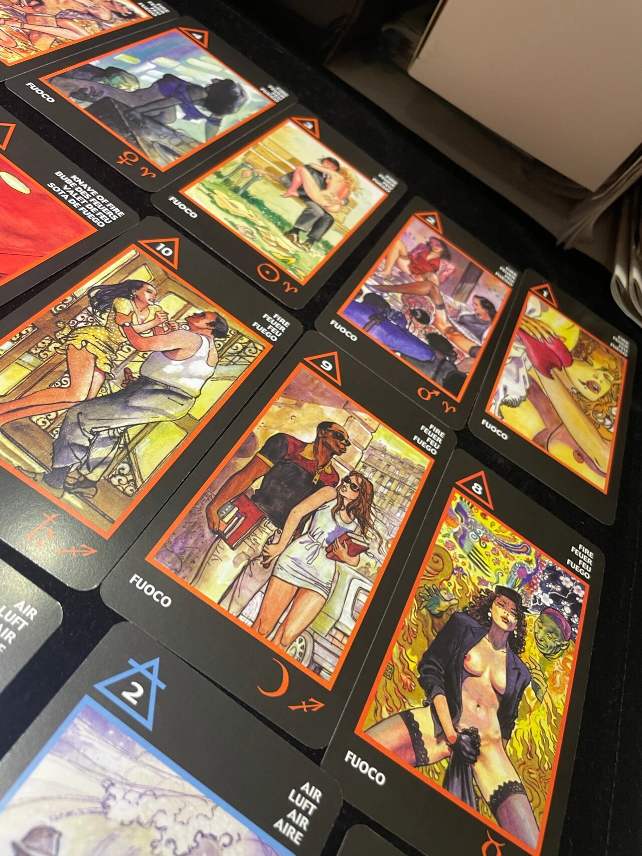 manara塔罗朱莉王同款 嘿嘿终于到了!好刺激的牌!