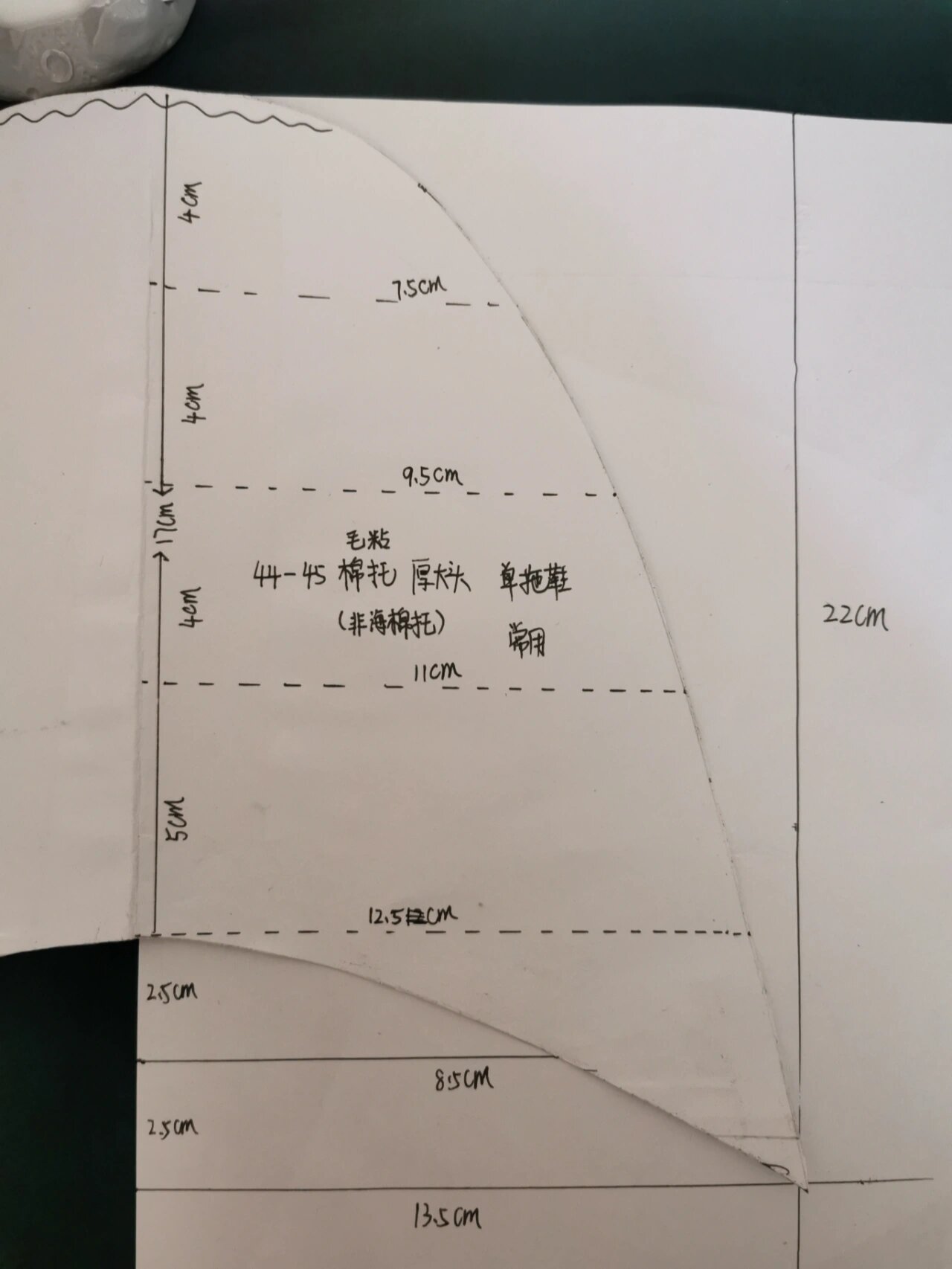 拖鞋裁剪图分享 自己感觉很好用的2个拖鞋鞋样