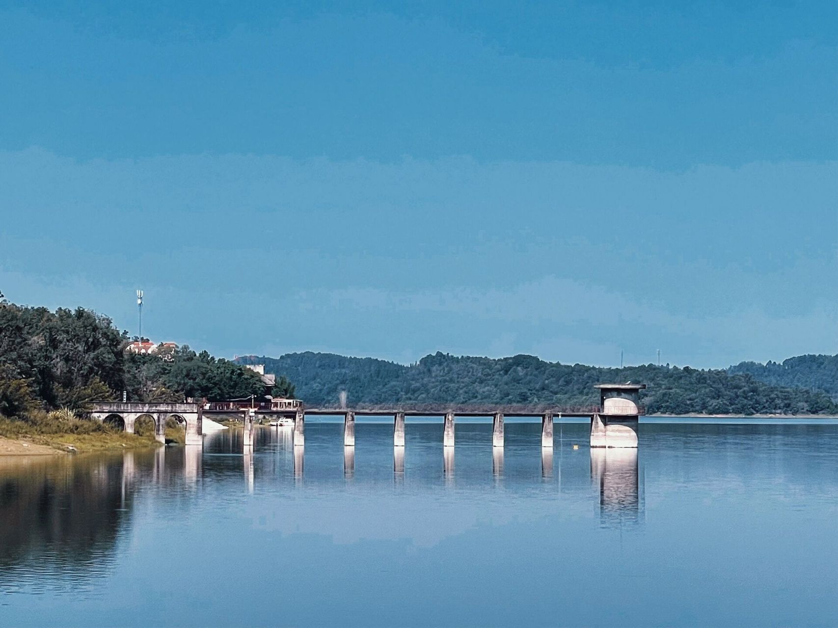 隆昌古宇湖风景图图片