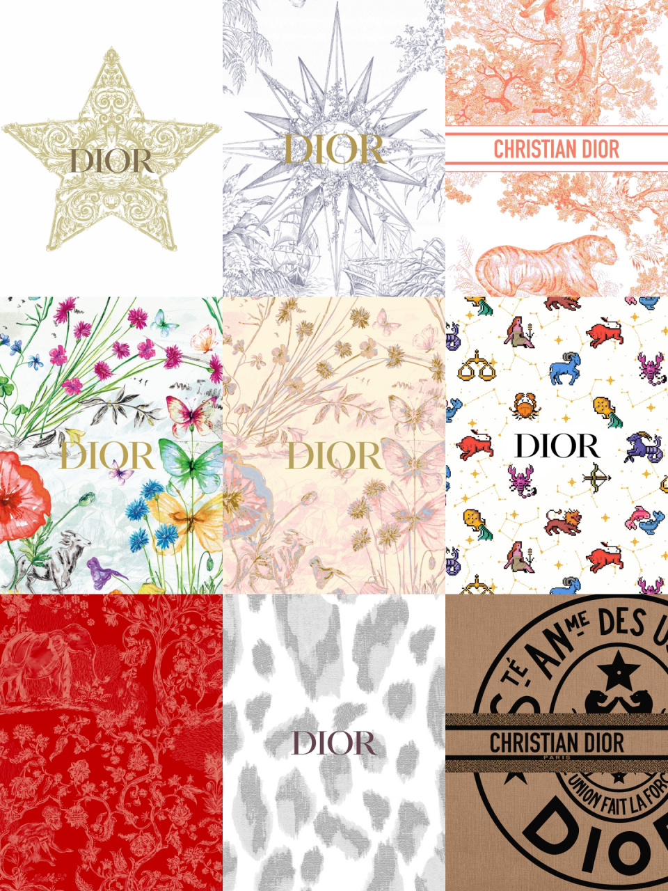 迪奥壁纸dior2023新年手机壁纸分享 无意中发现dior出了一些好看的