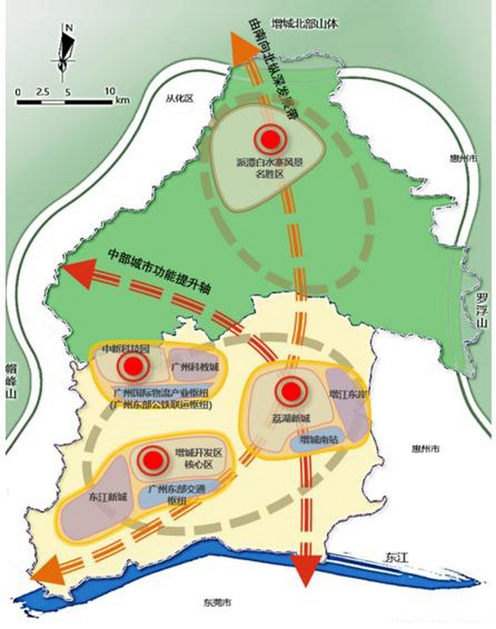 广州市增城区空间格局,交通运输,文旅格局十四五规划广州广州头条