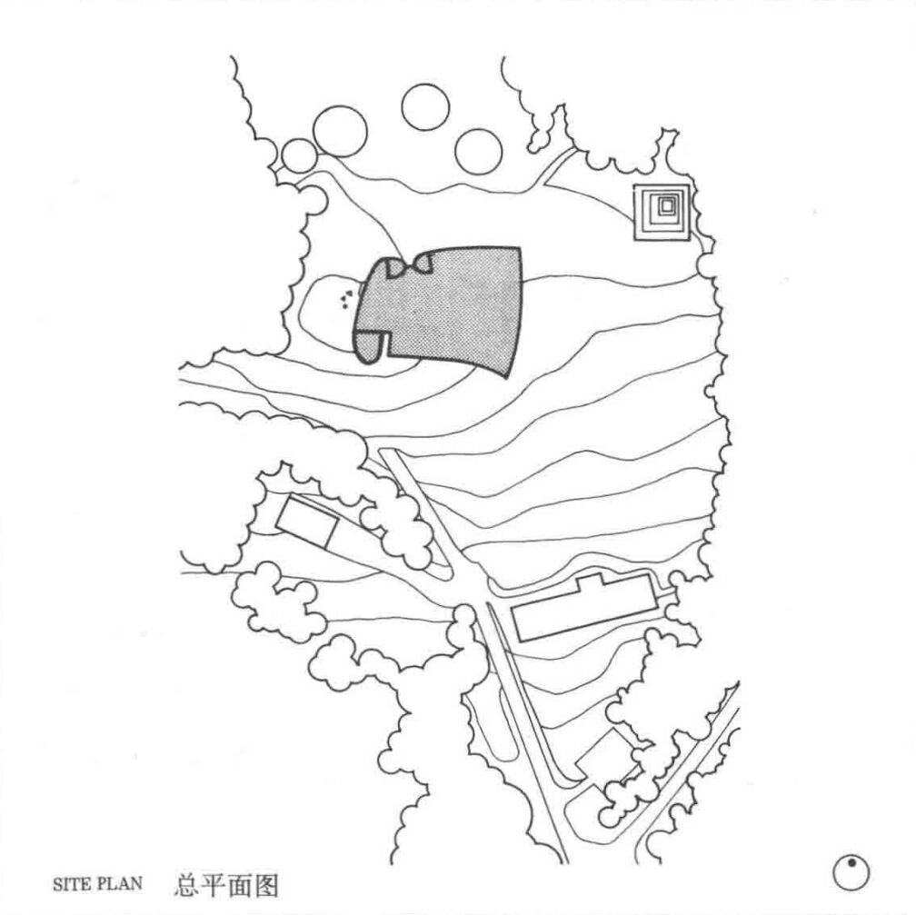 朗香教堂 轴测图图片