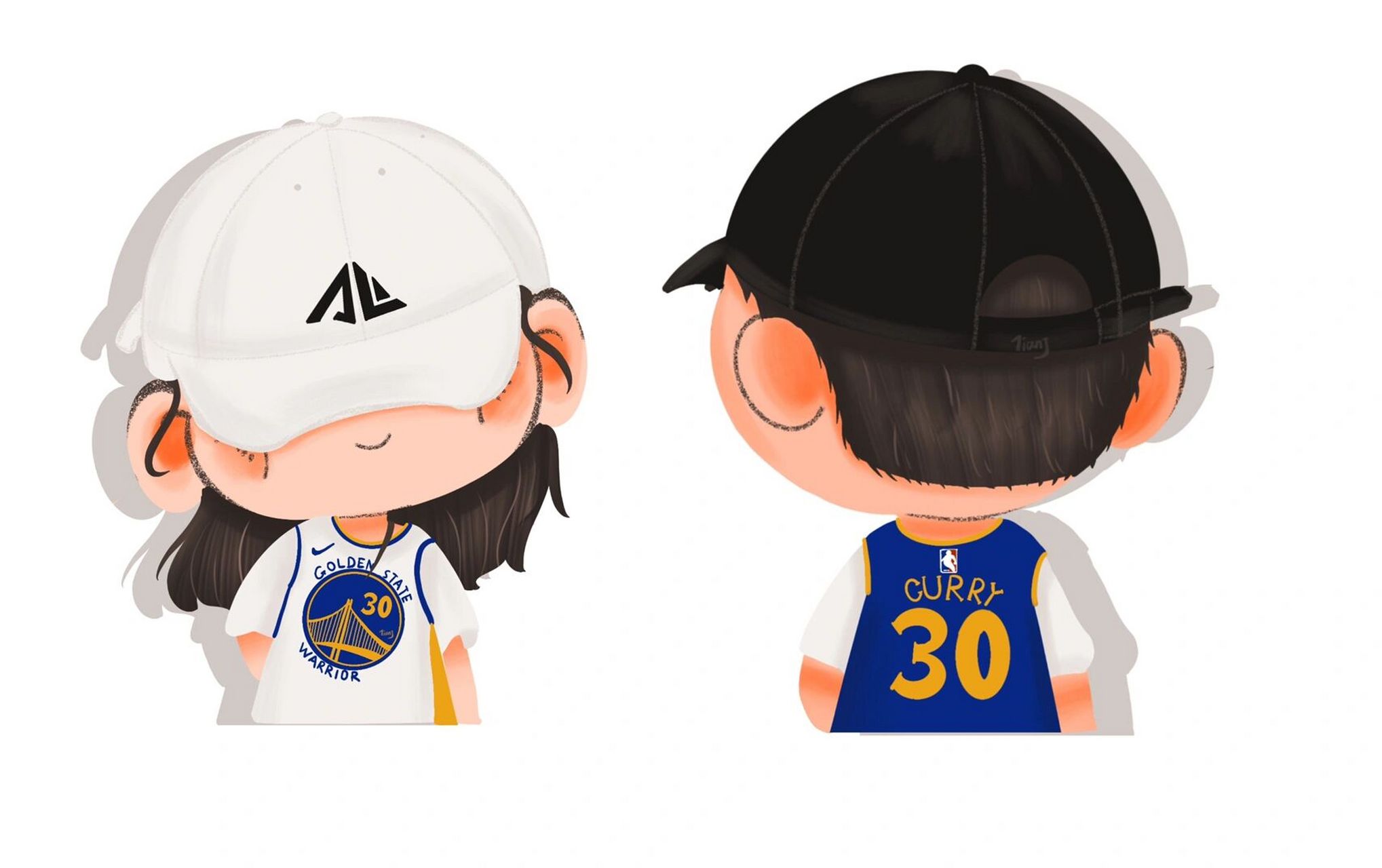 情侣头像|陪你一起可可爱爱32/100 库里头像来咯～是哪位宝贝想要的呀