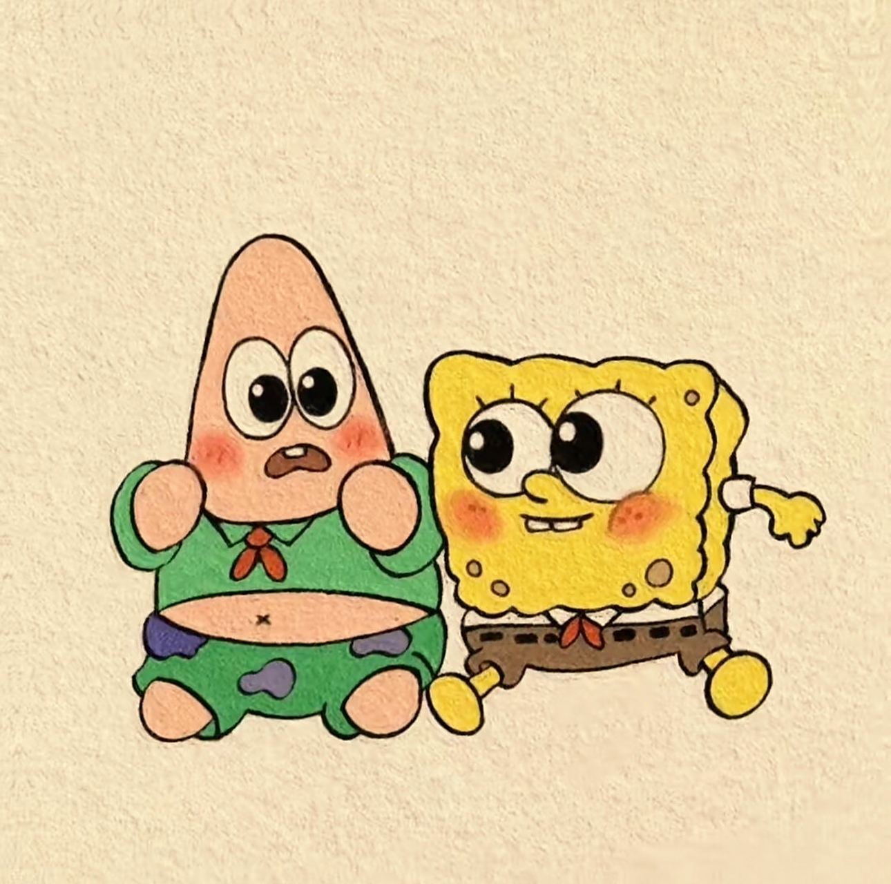 派大星和海绵宝宝头像来咯