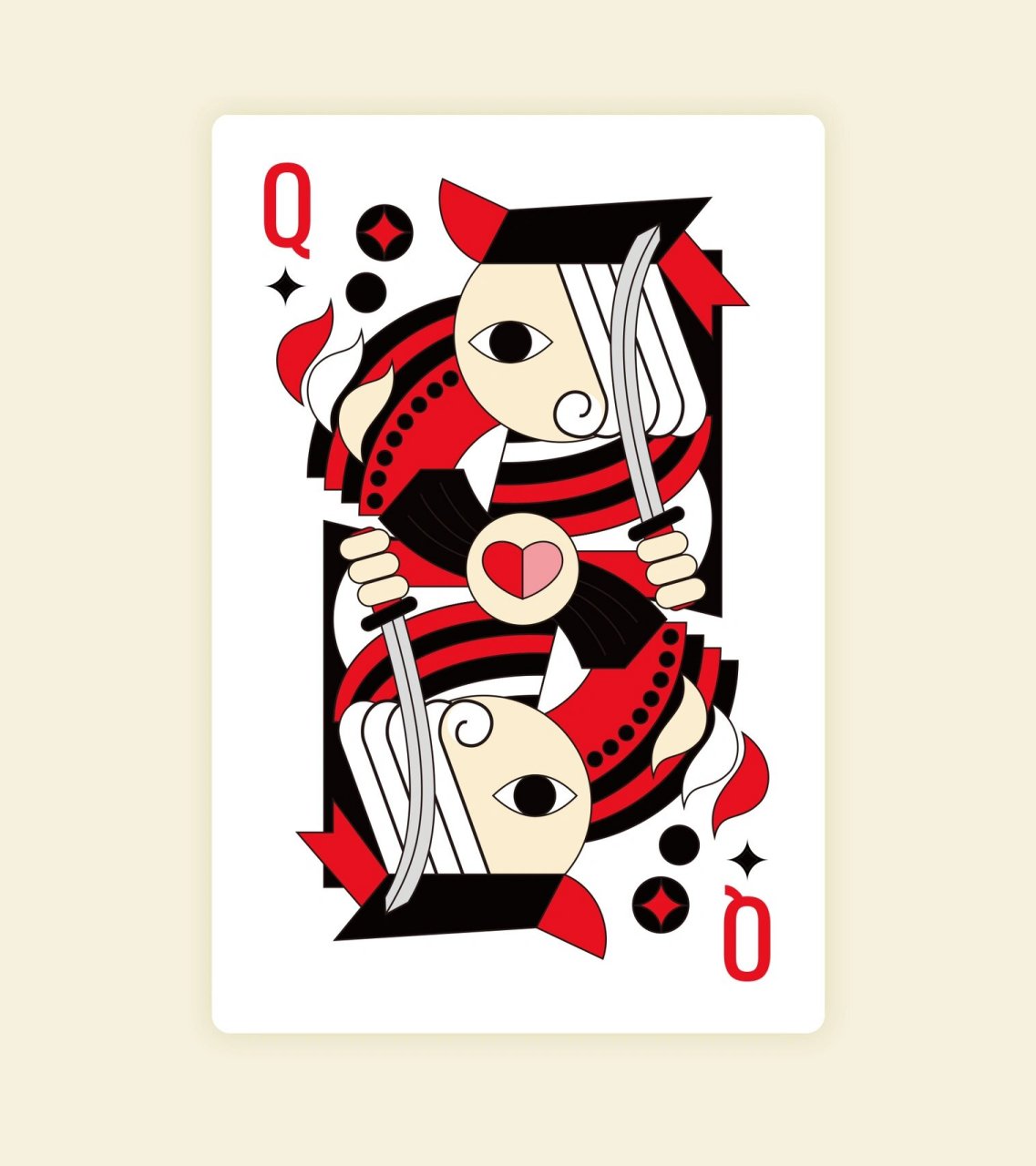 96图形设计丨创意扑克牌作业来了!