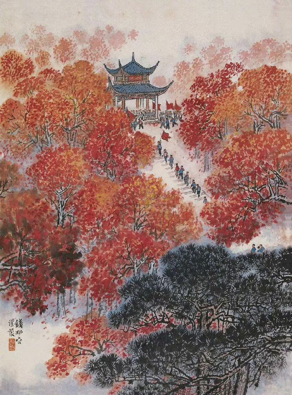 东皋薄暮望,徙倚欲何依. 树树皆秋色,山山唯落晖.