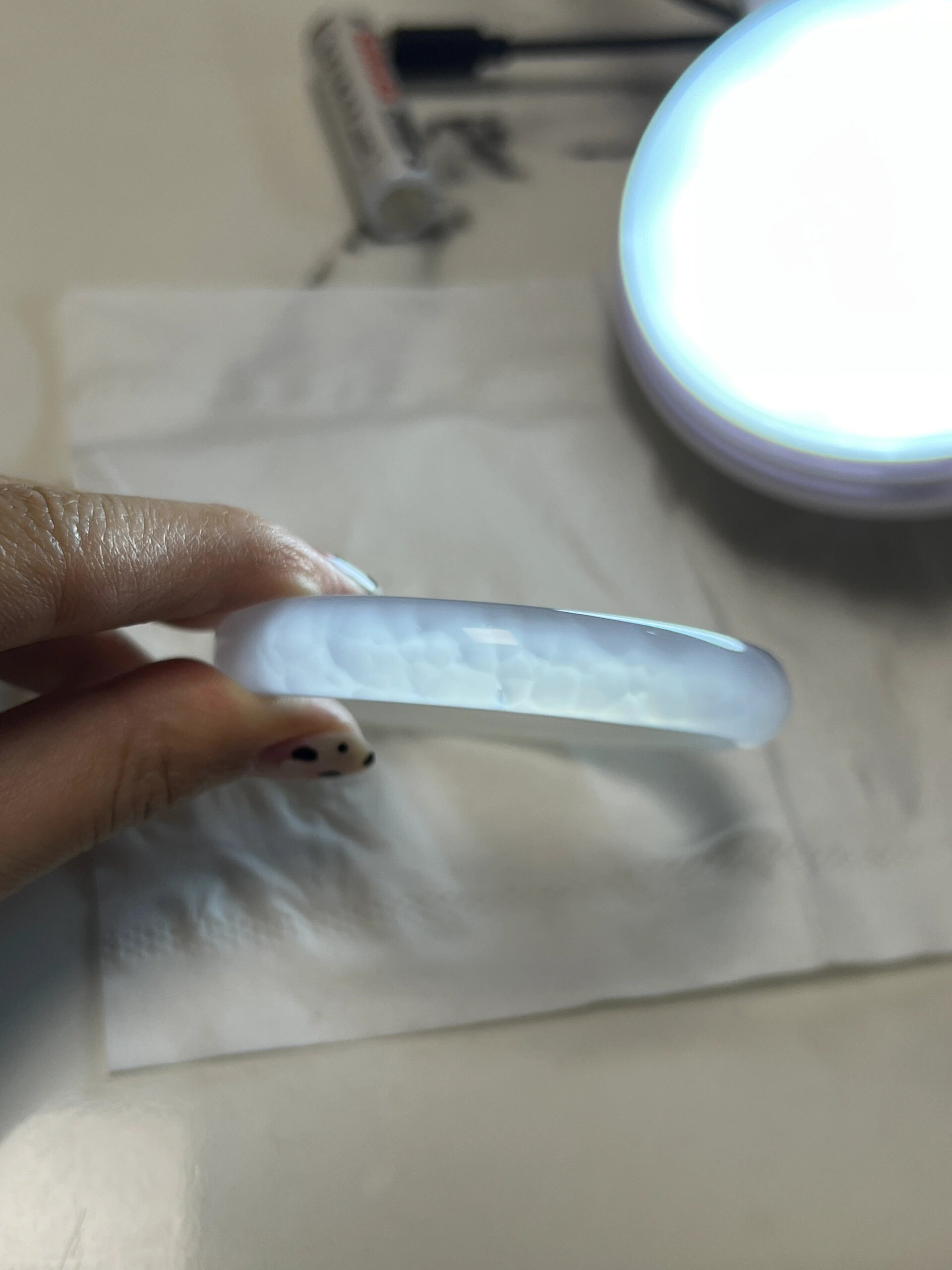 龙鳞纹玛瑙手镯 看看我最近又搞到什么好东西了,54.1圈口.