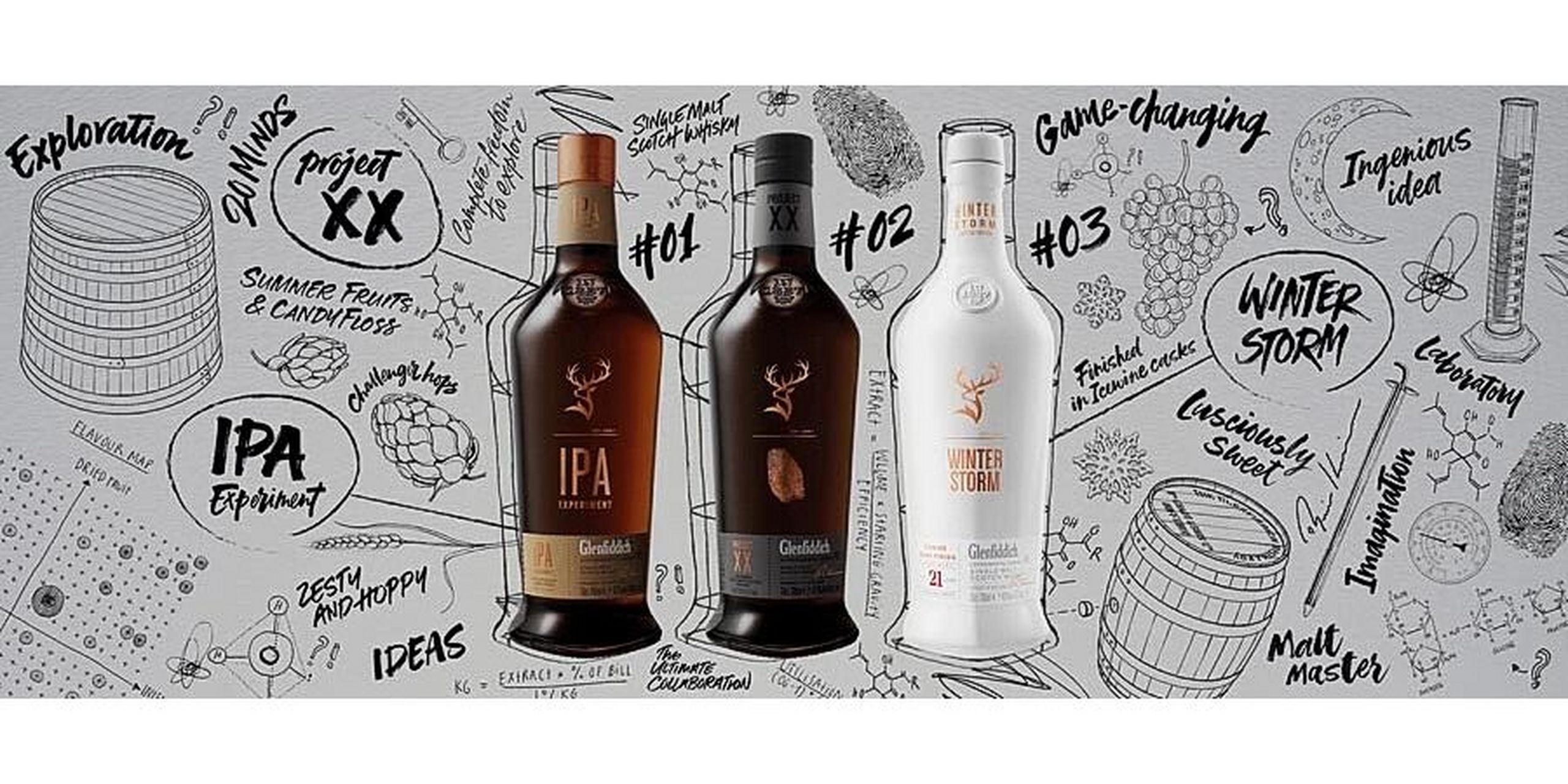 格兰菲迪实验室3号冰风21年单一麦芽威士忌 glenfiddich experimental