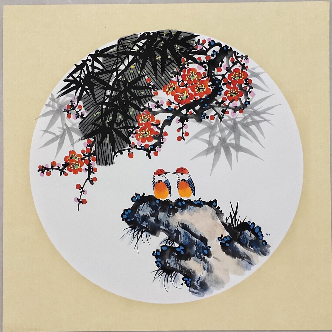 国画花鸟《芭蕉叶》 画画打卡,国画花鸟《芭蕉叶》