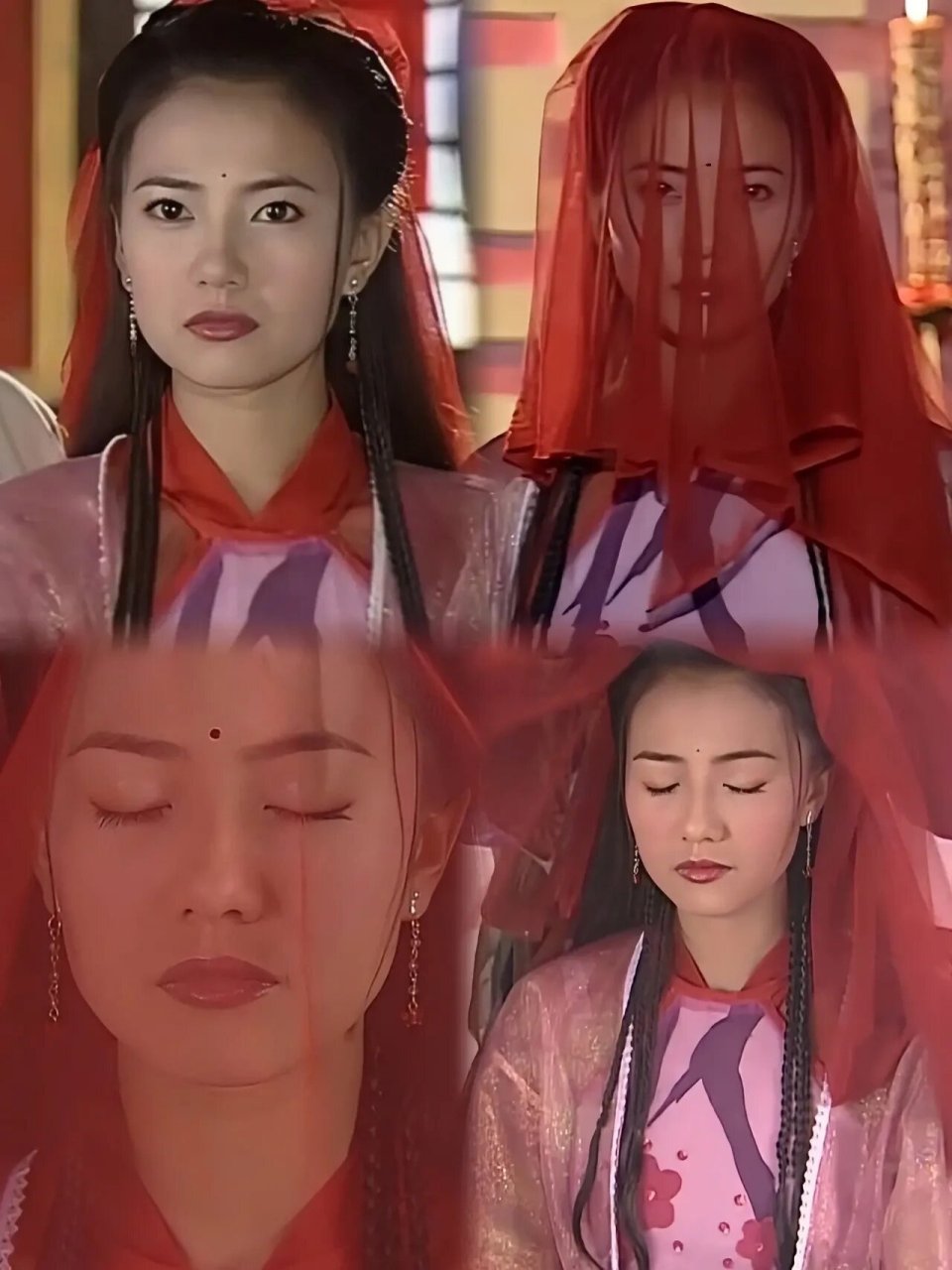 2003年《倚天屠龙记》高圆圆版周芷若的7套造型,你最喜欢哪套?