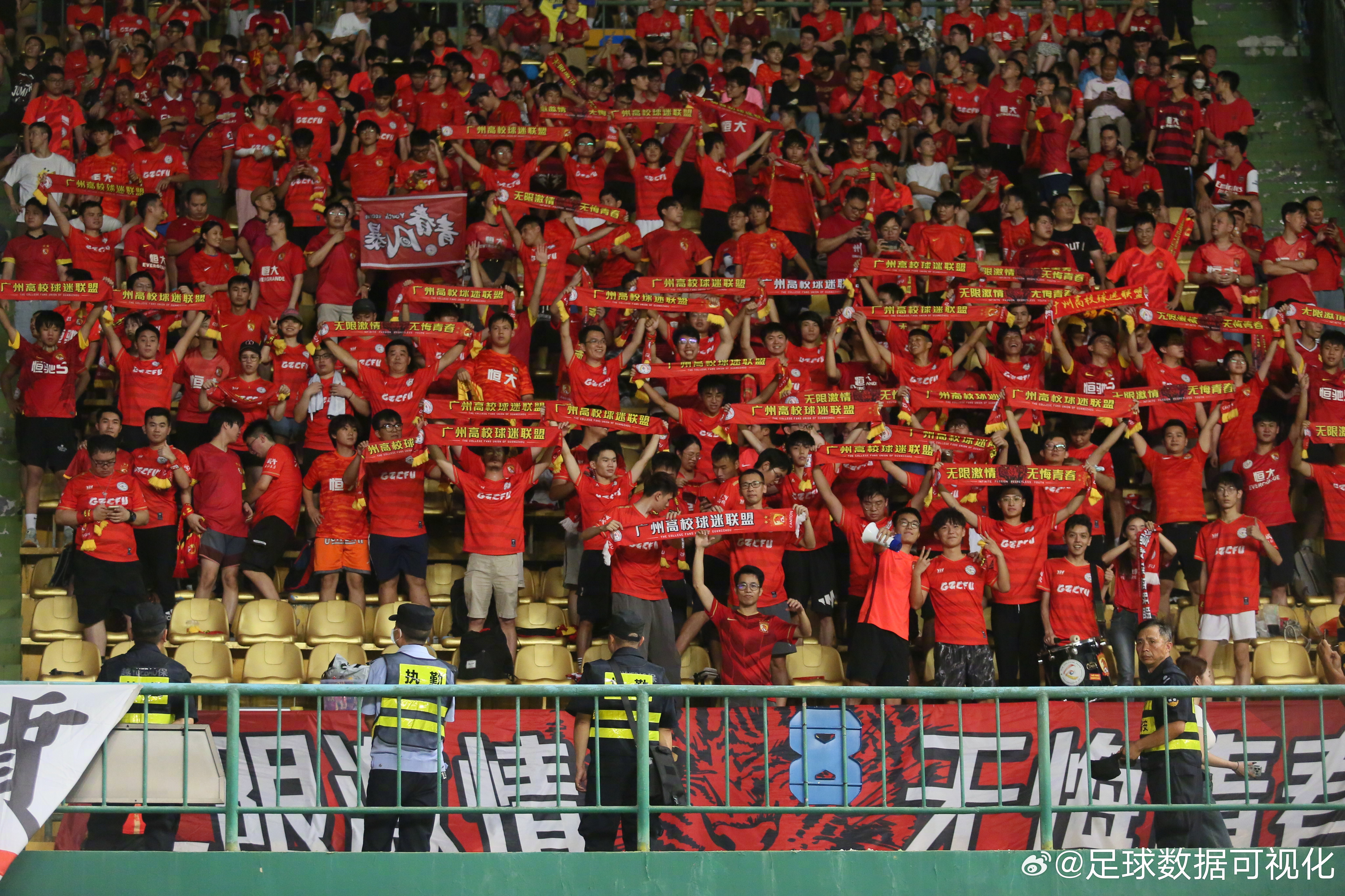 截止中甲联赛第14轮,广州队在各排行榜中的排名情况:  积分数---16分