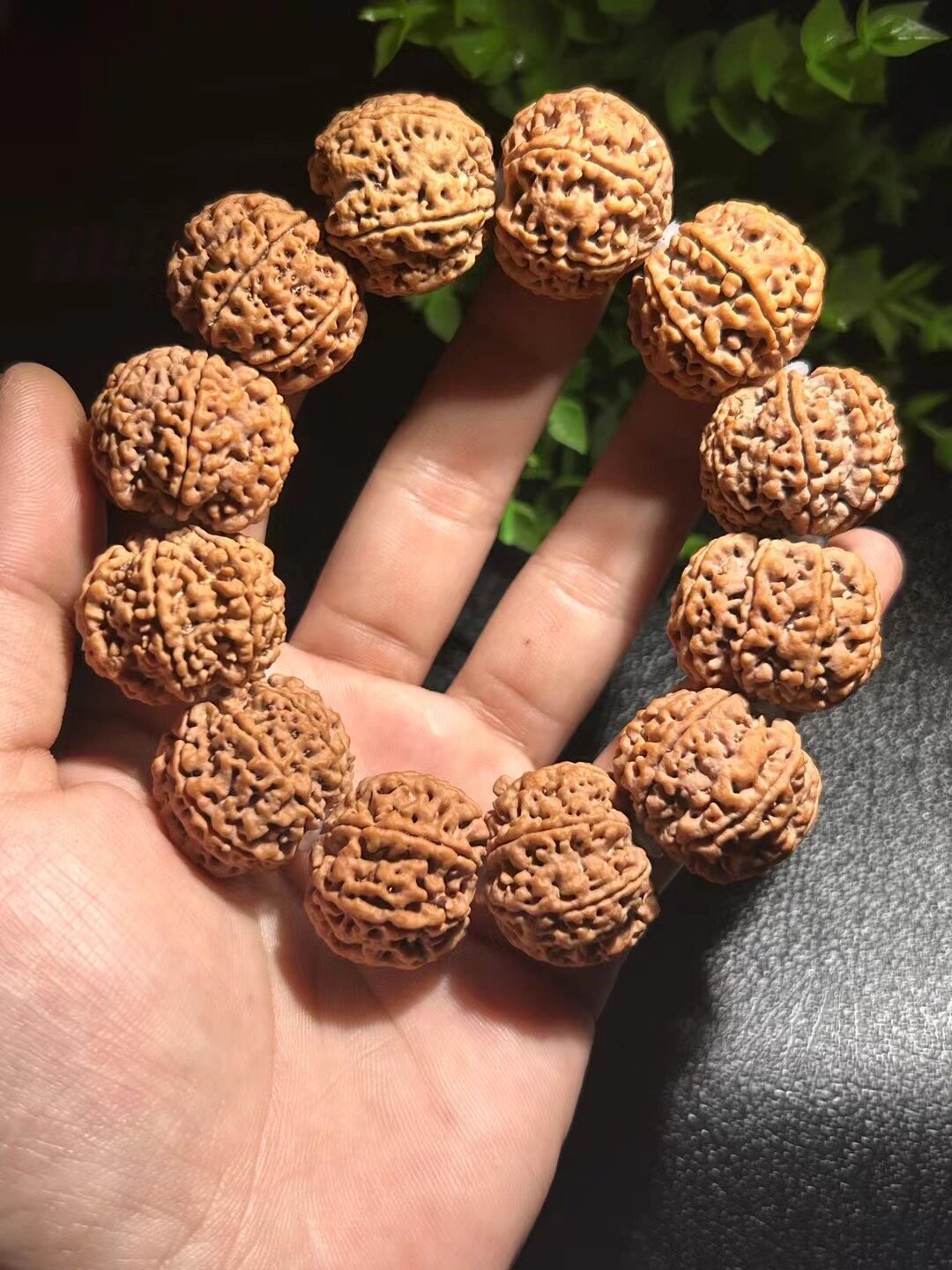 7瓣26毫米少见大尺寸尼泊尔大金刚菩提手串