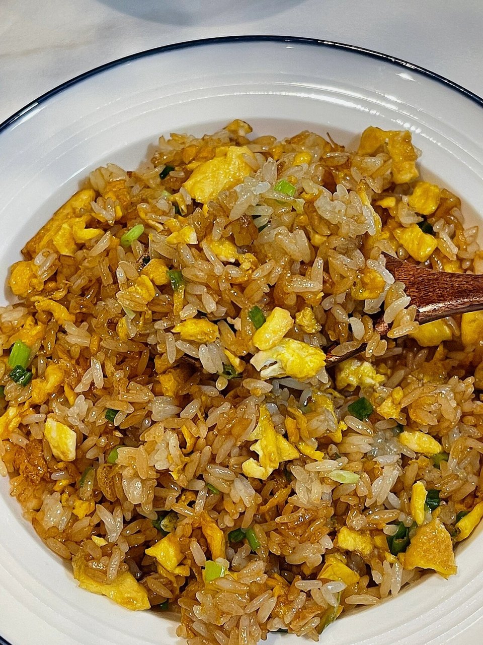 自己做好吃的第61天!猪油蛋炒饭!