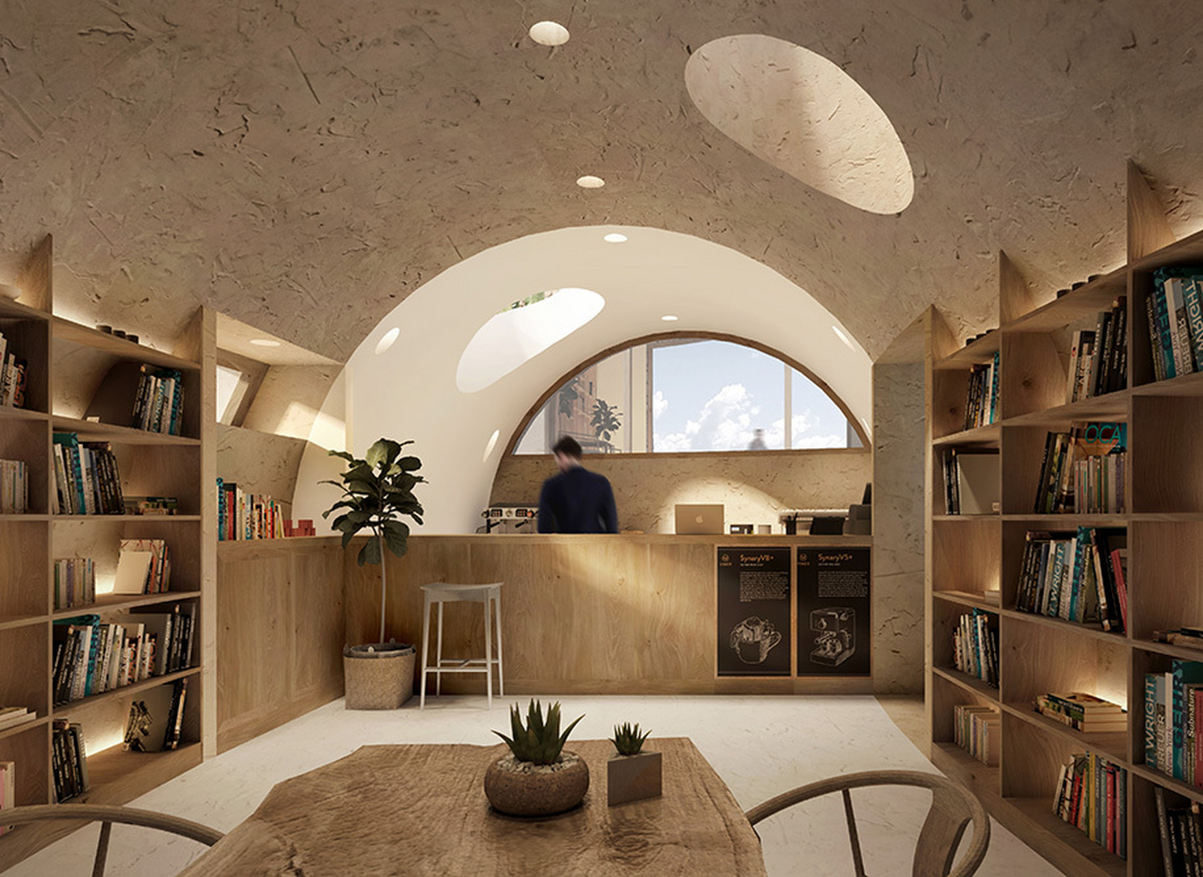 村里最有个性的窑洞改造 我们在陕西省的改造项目,原址位于山坡上.