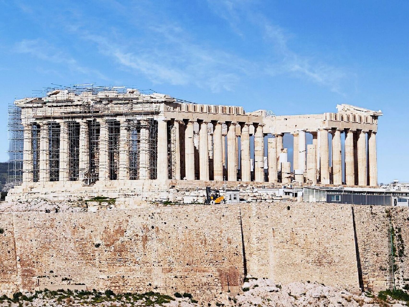 每日建筑d14:帕特农神庙(parthenon) 在希腊首都雅典卫城坐落的古城堡