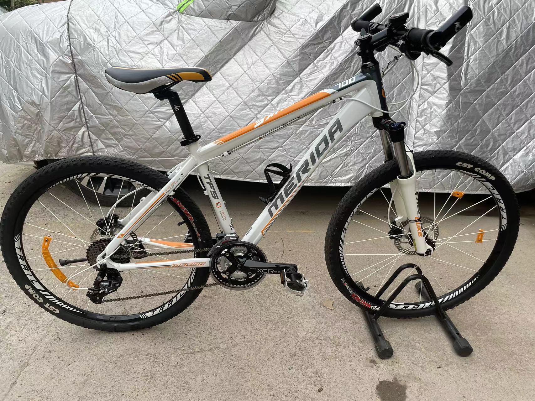 九新美利达公爵700山地车,油刹.