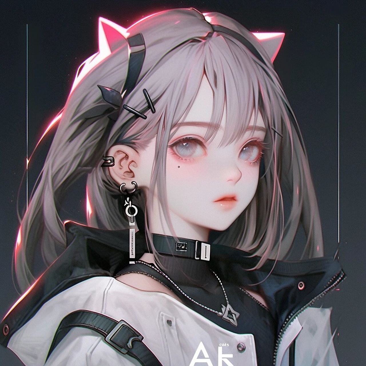 高清气质动漫女生头像 高清无水印头像,集美们可以自取