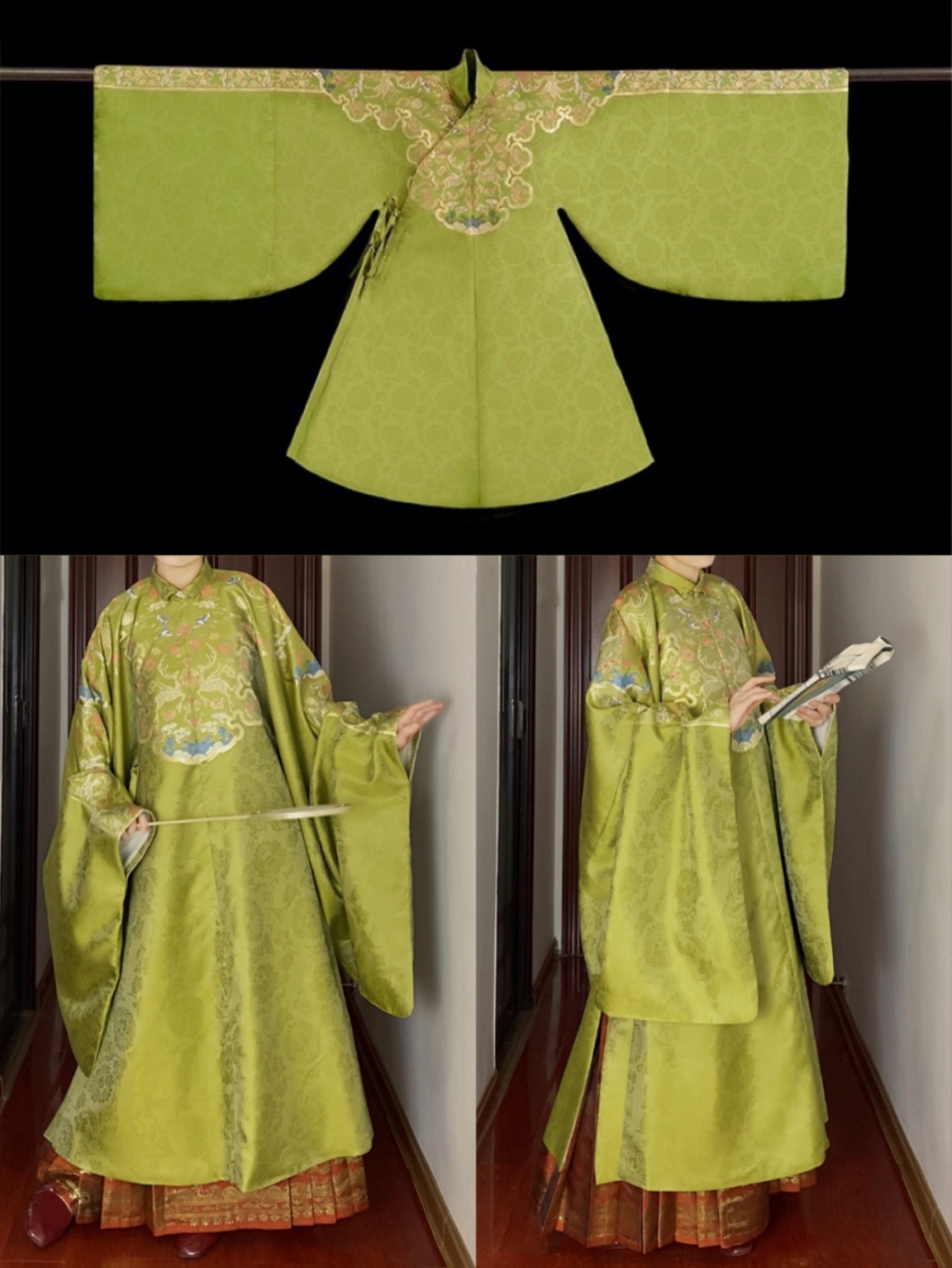 版型放量还不错的华丽明制 97织闻汉服 97平铺和放量还挺好的