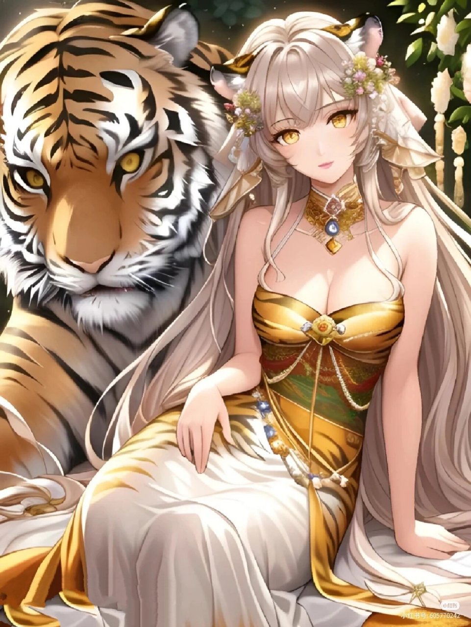 快看!好看又霸气的虎女头像/壁纸