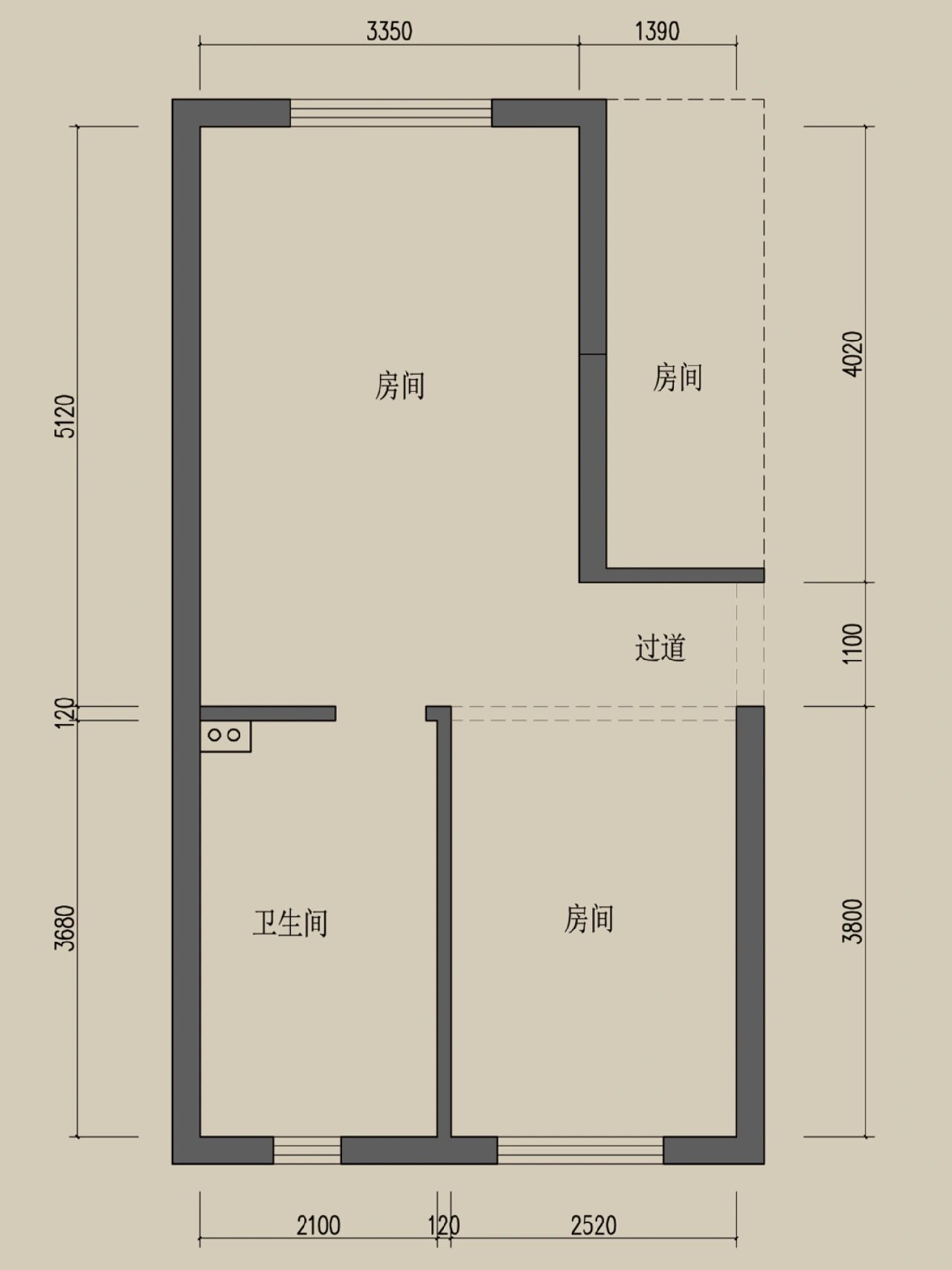 房间平面图 简单图片