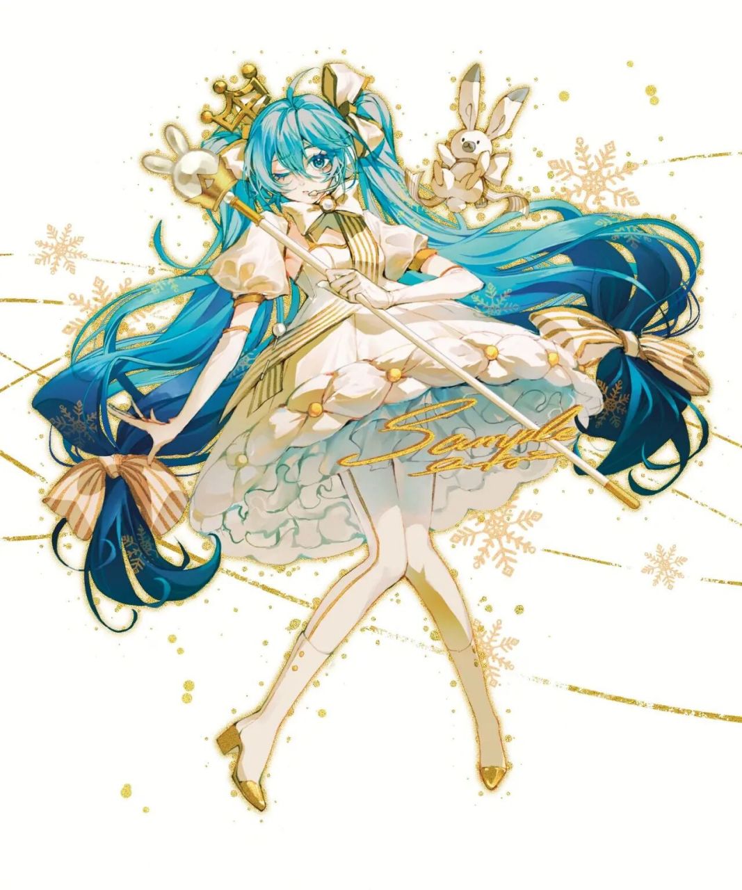 刚上大学喜欢,要毕业了依然喜欢 是2019年雪初音设计的六号