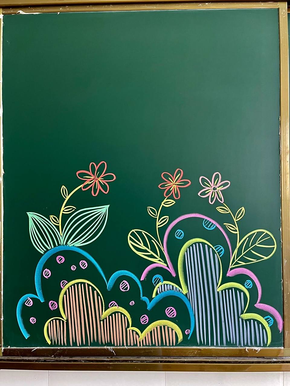 黑板报图案简单好看