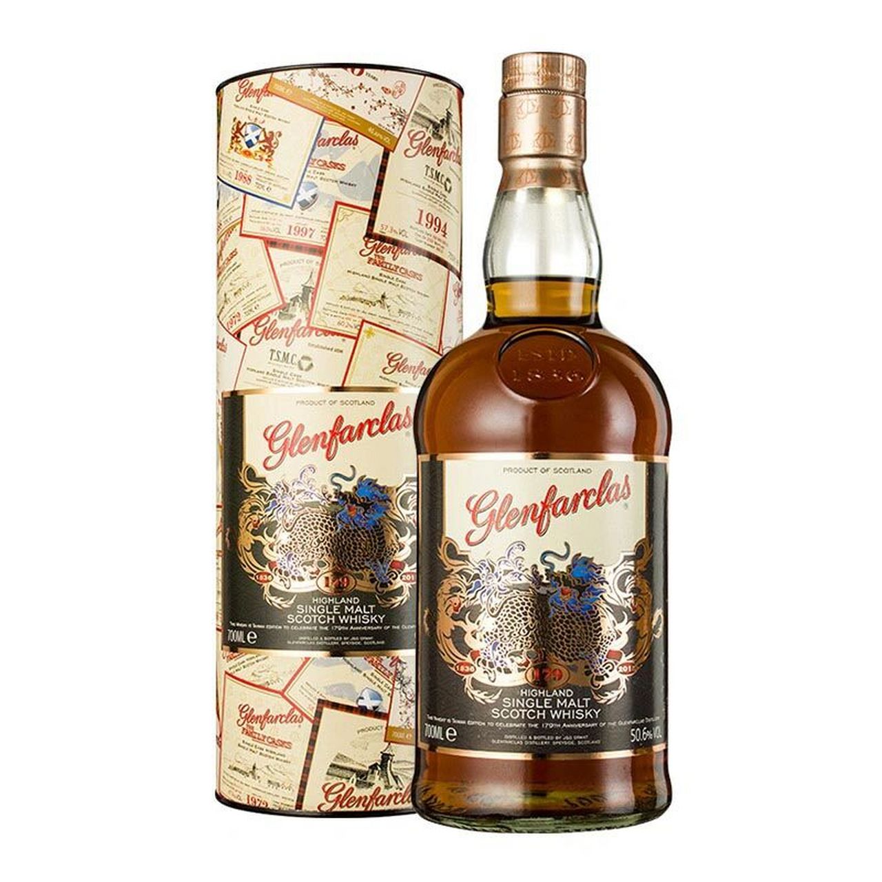 格兰花格179周年麒麟限定版单一麦芽威士忌 glenfarclas 179th