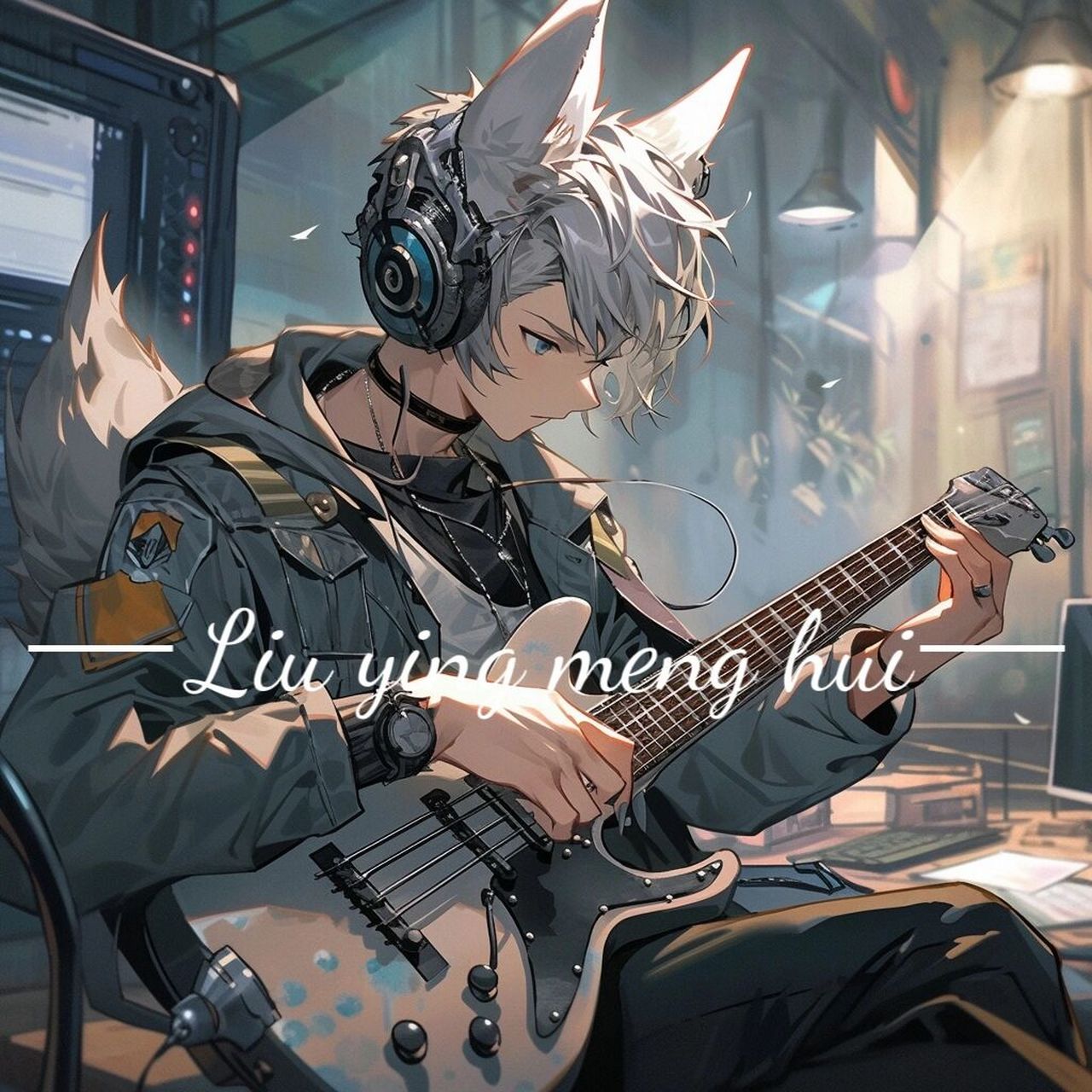 头像 | 弹吉他的兽耳少年