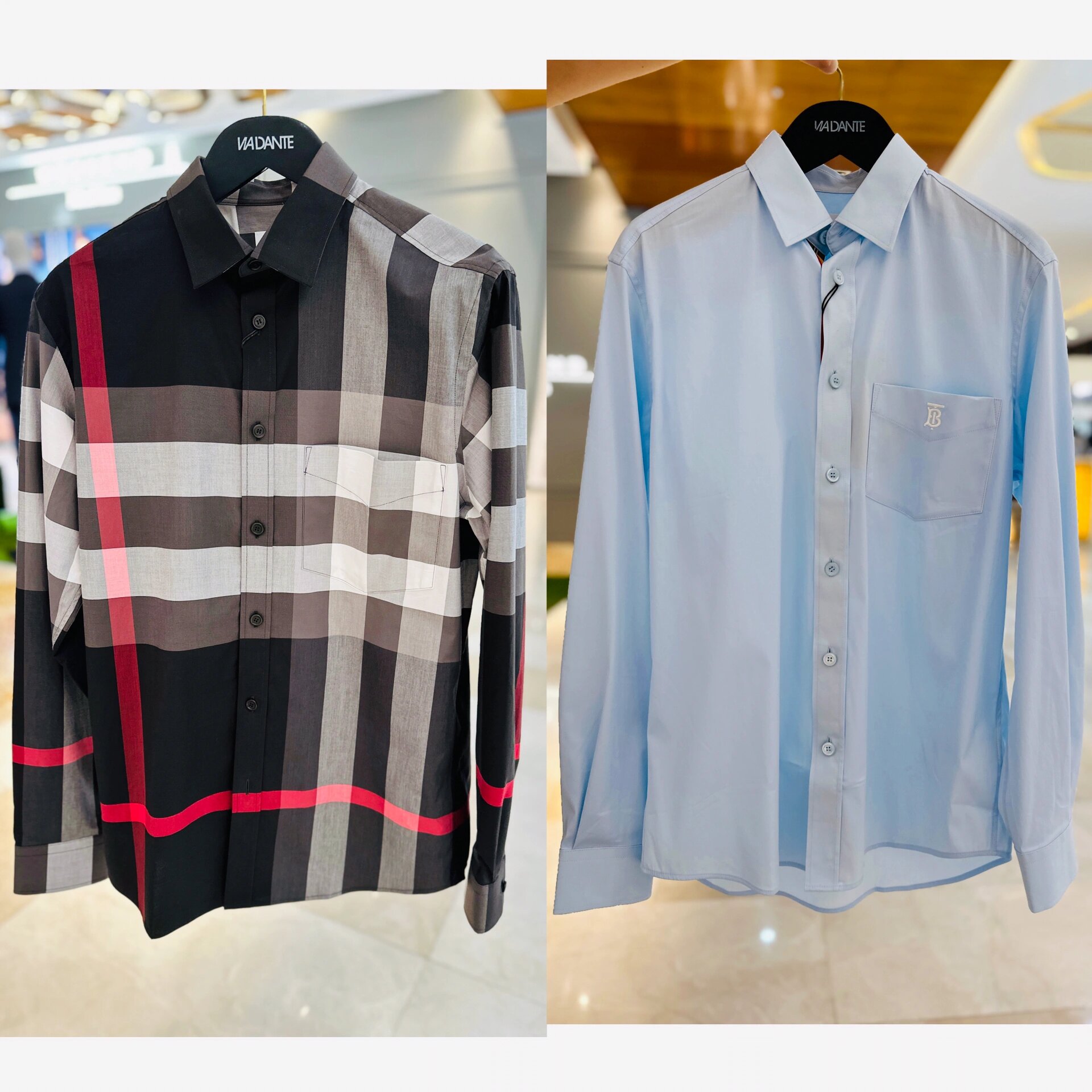 burberry 经典格子衬衣合集