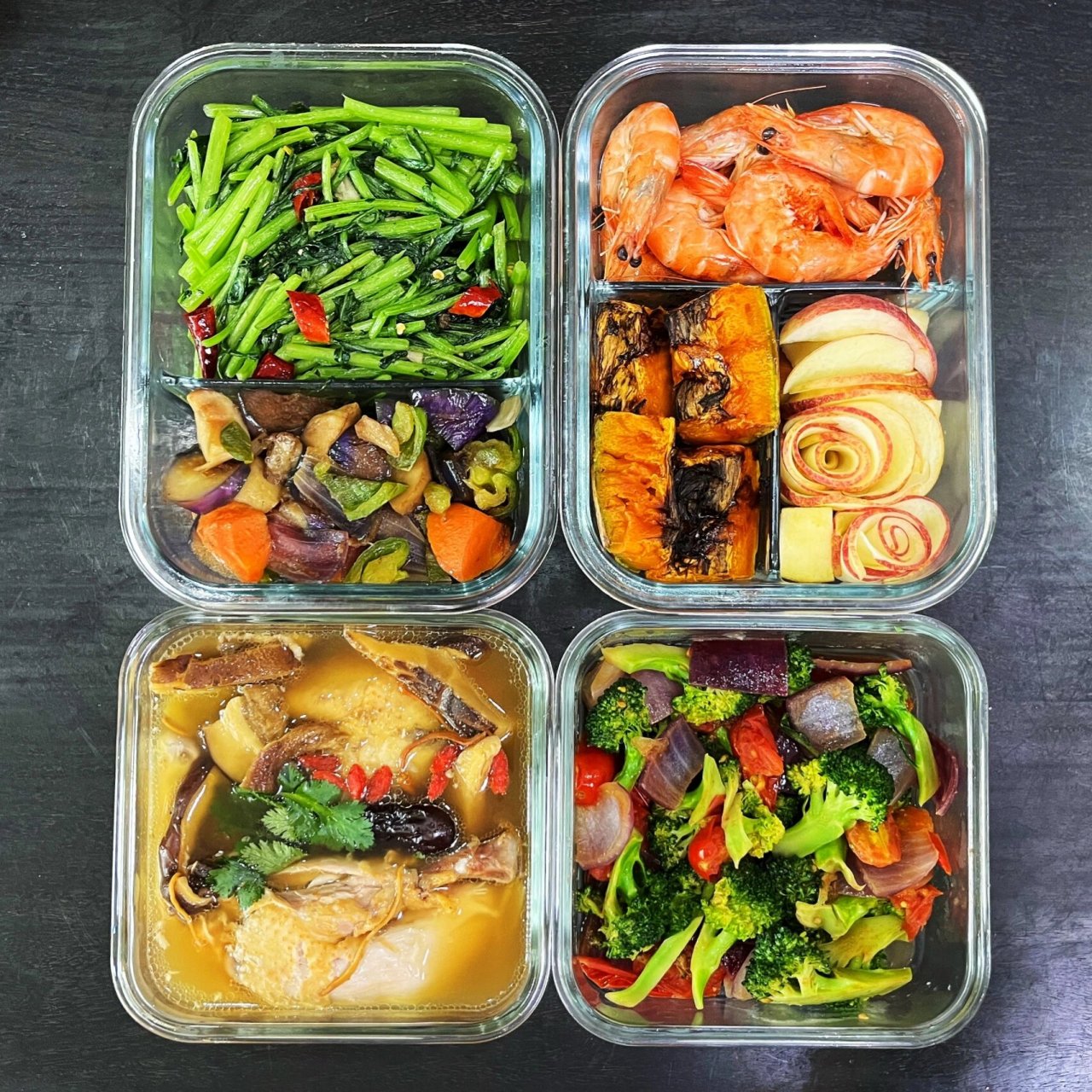 一周午餐食谱:低卡便当(两荤三素) 7815周一:酱牛肉77鱼丸沙拉