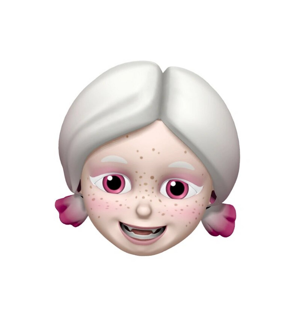 小朋友白发系列 iphone自拟表情