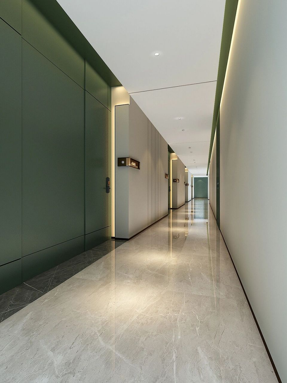 分享高级办公室办公大楼过道走廊设计案例