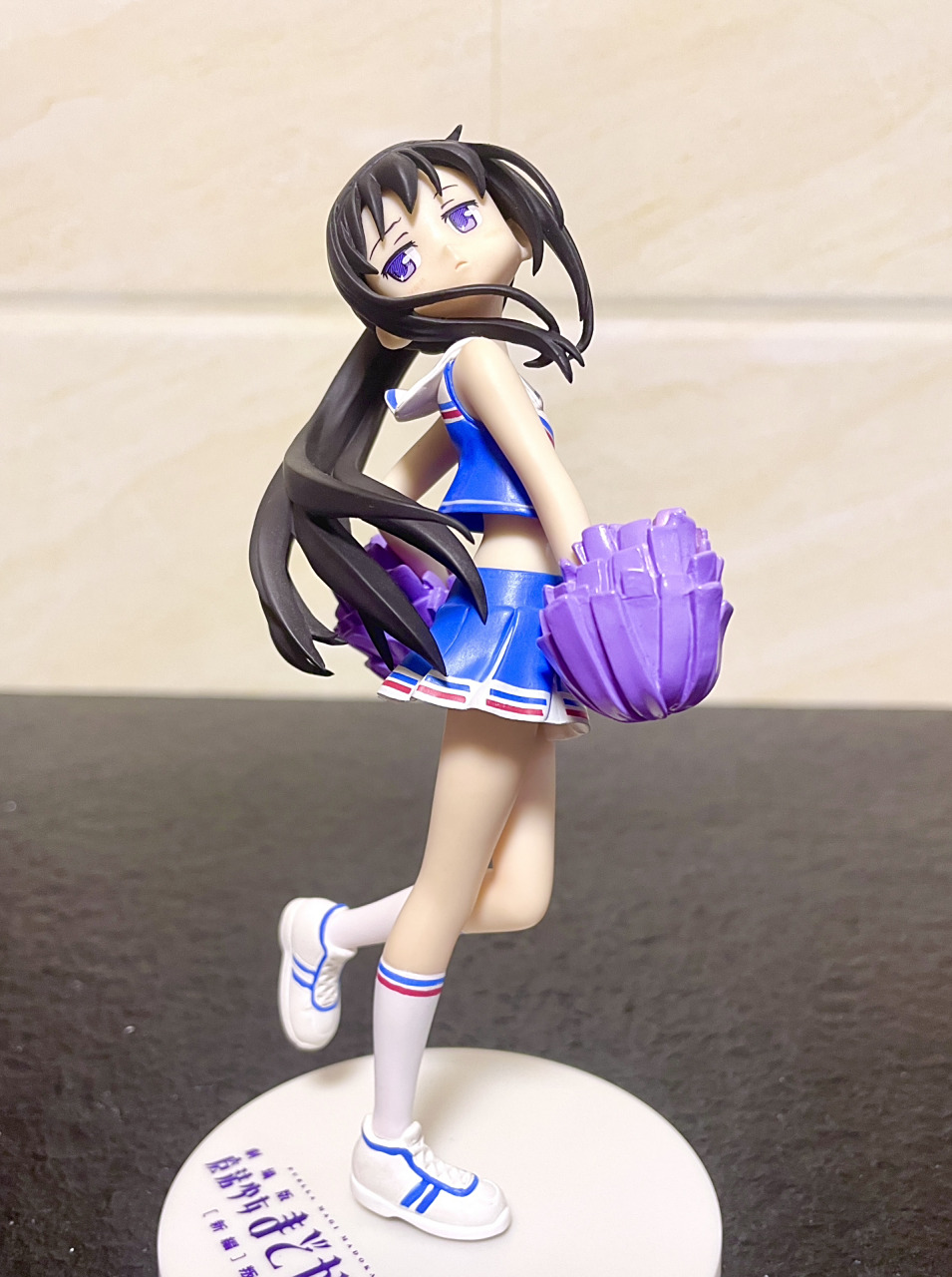 魔法少女小圆 晓美焰 拉拉队ver 限量绝版超稀有手办 神态动作超级棒