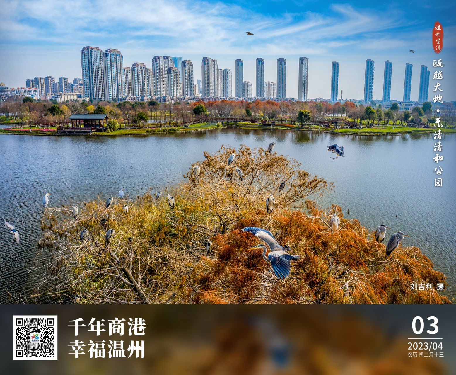 温州长镜头# 每日一图丨瓯越大地·乐清清和公园