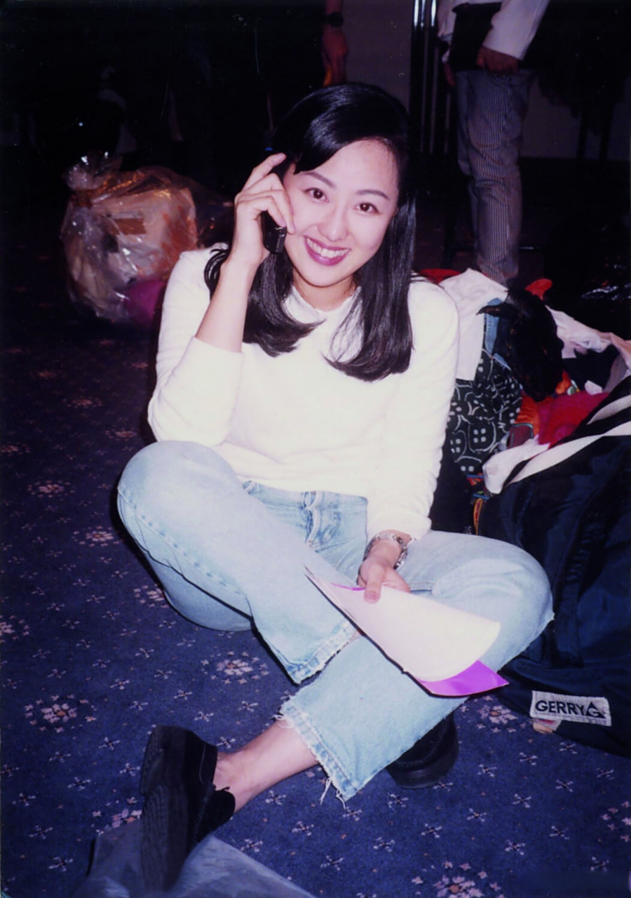 九十年代到本世纪初,章小蕙旧照.